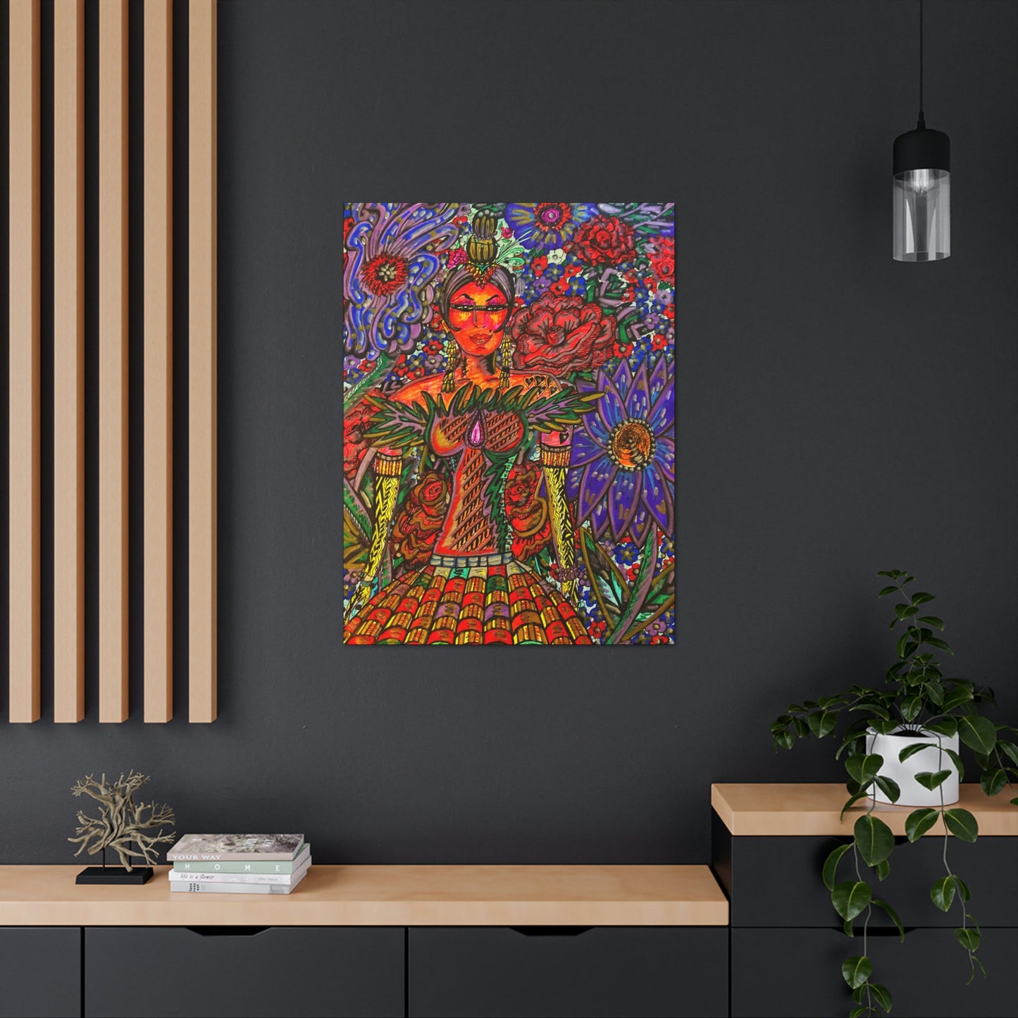 Abstract, Surreal, Funky Woman, Friendship, Inspiration Wall Art