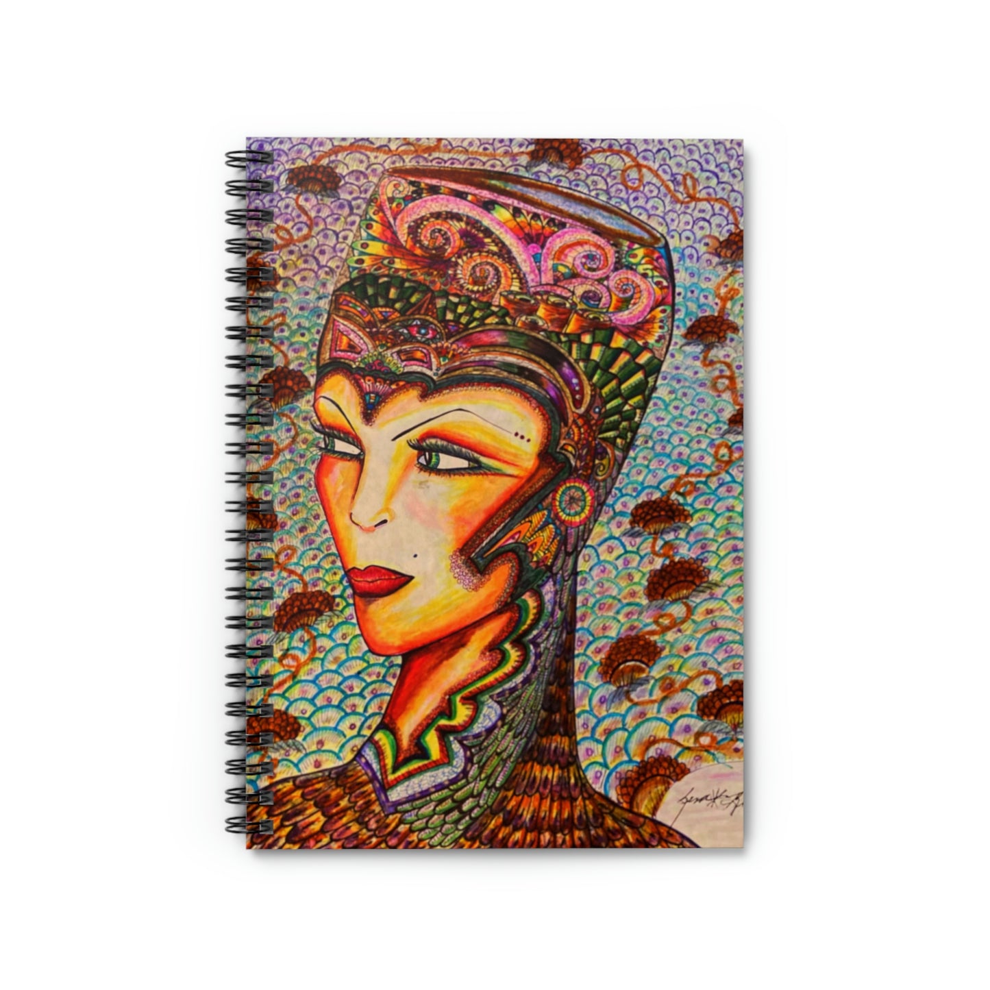 Abstract, Surreal Spirit Spiral Notebook - Ruled Line
