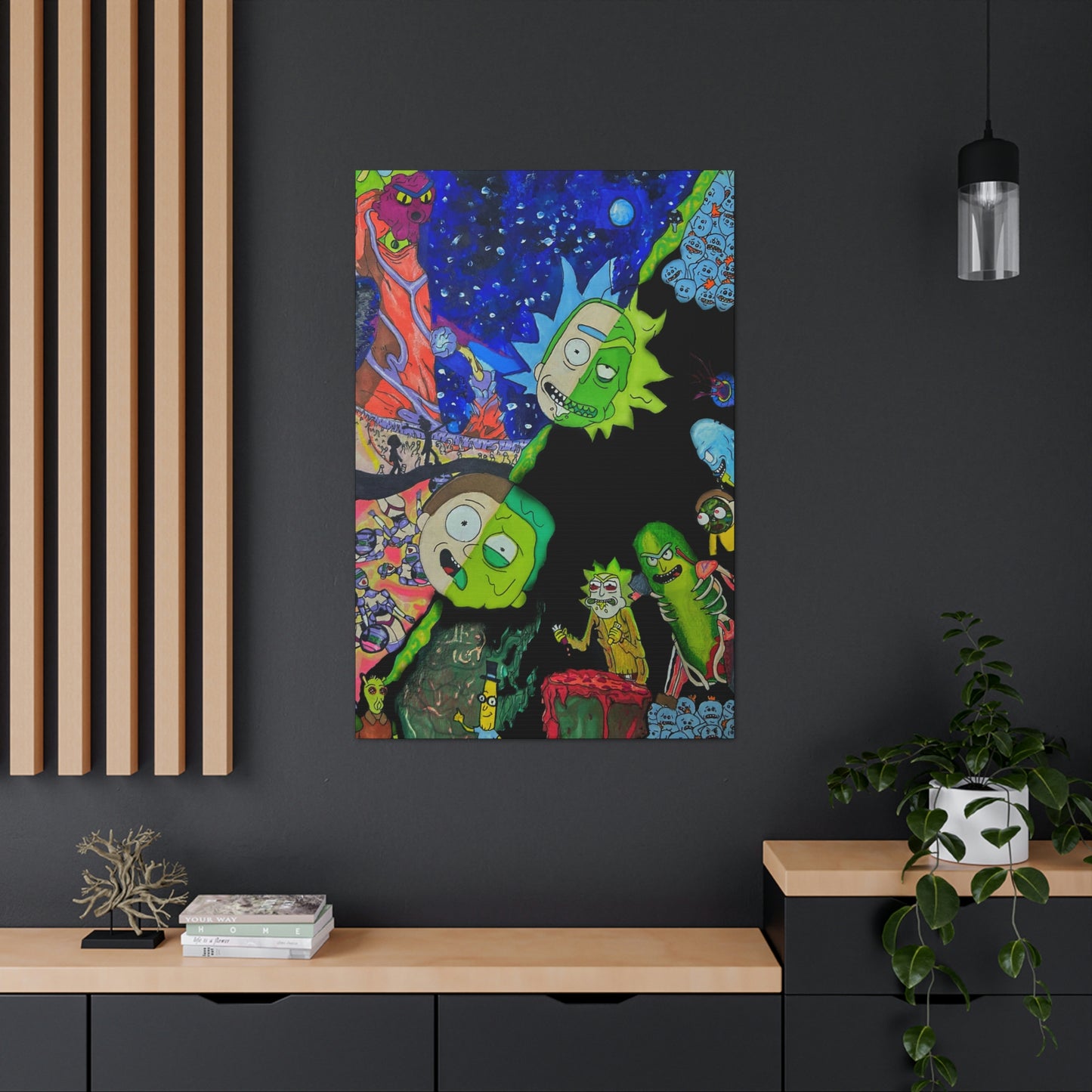 Rick and Morty, Fashion, Abstract, Surreal, Friendship, Inspiration Wall Art