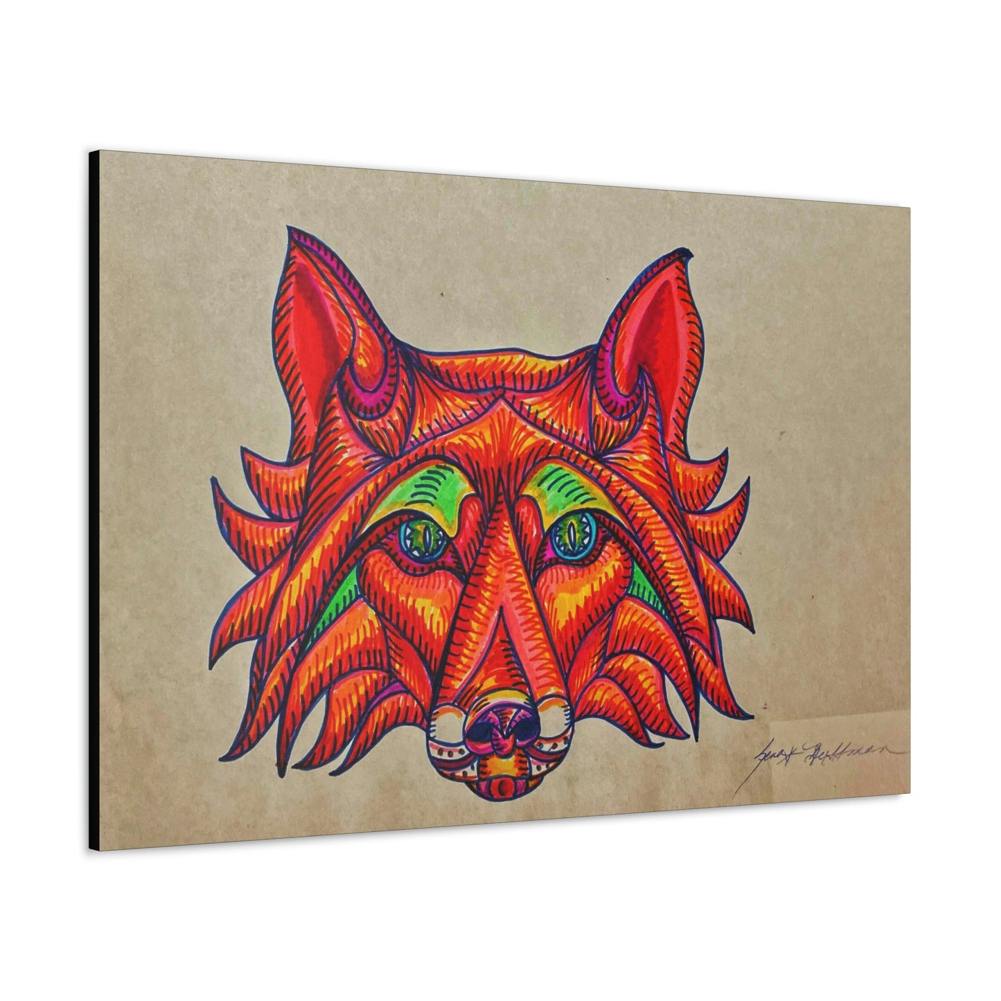 Fox Nature, Fashion, Abstract, Surreal, Friendship, Inspiration Wall Art