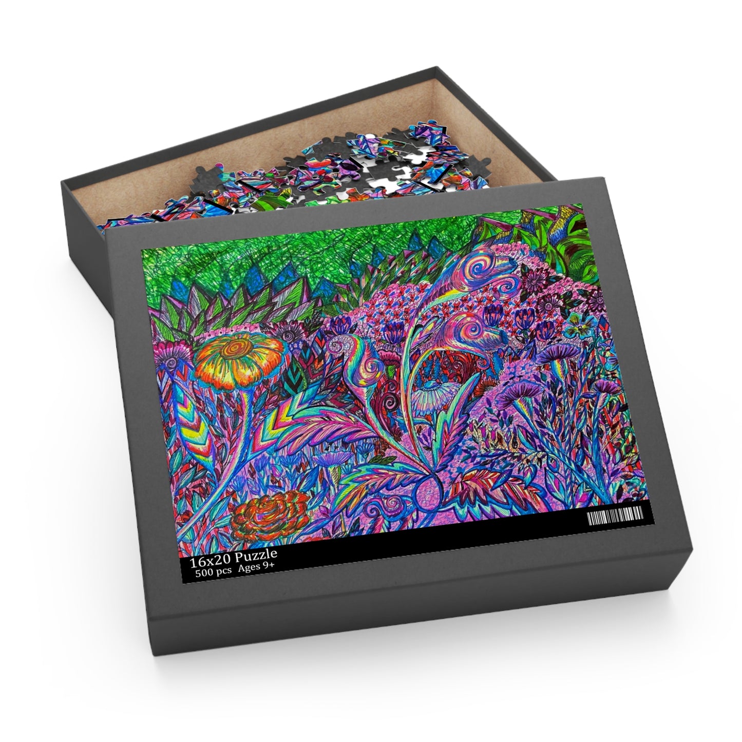 Floral Puzzle (120, 252, 500-Piece)JigSaw Puzzle, Birthday Gift, Gifts For Bridesmaids