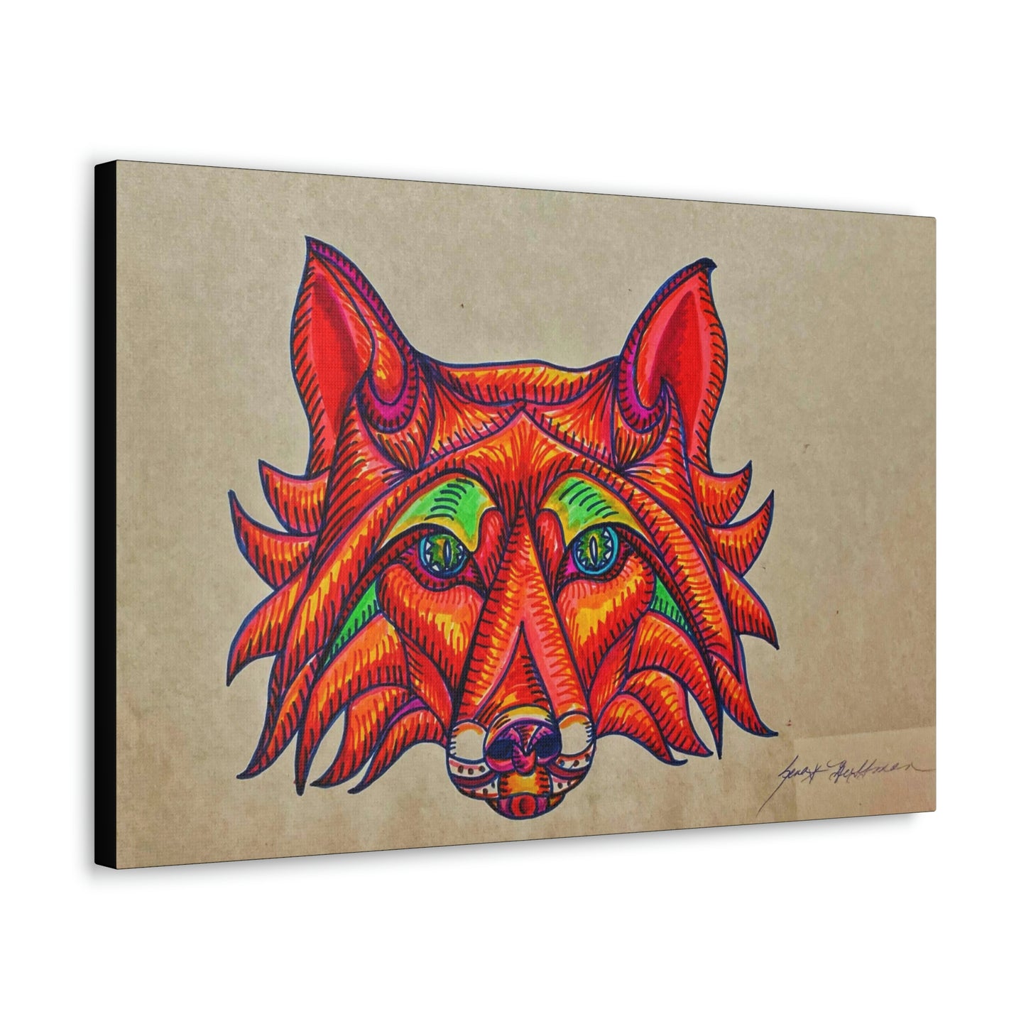 Fox Nature, Fashion, Abstract, Surreal, Friendship, Inspiration Wall Art