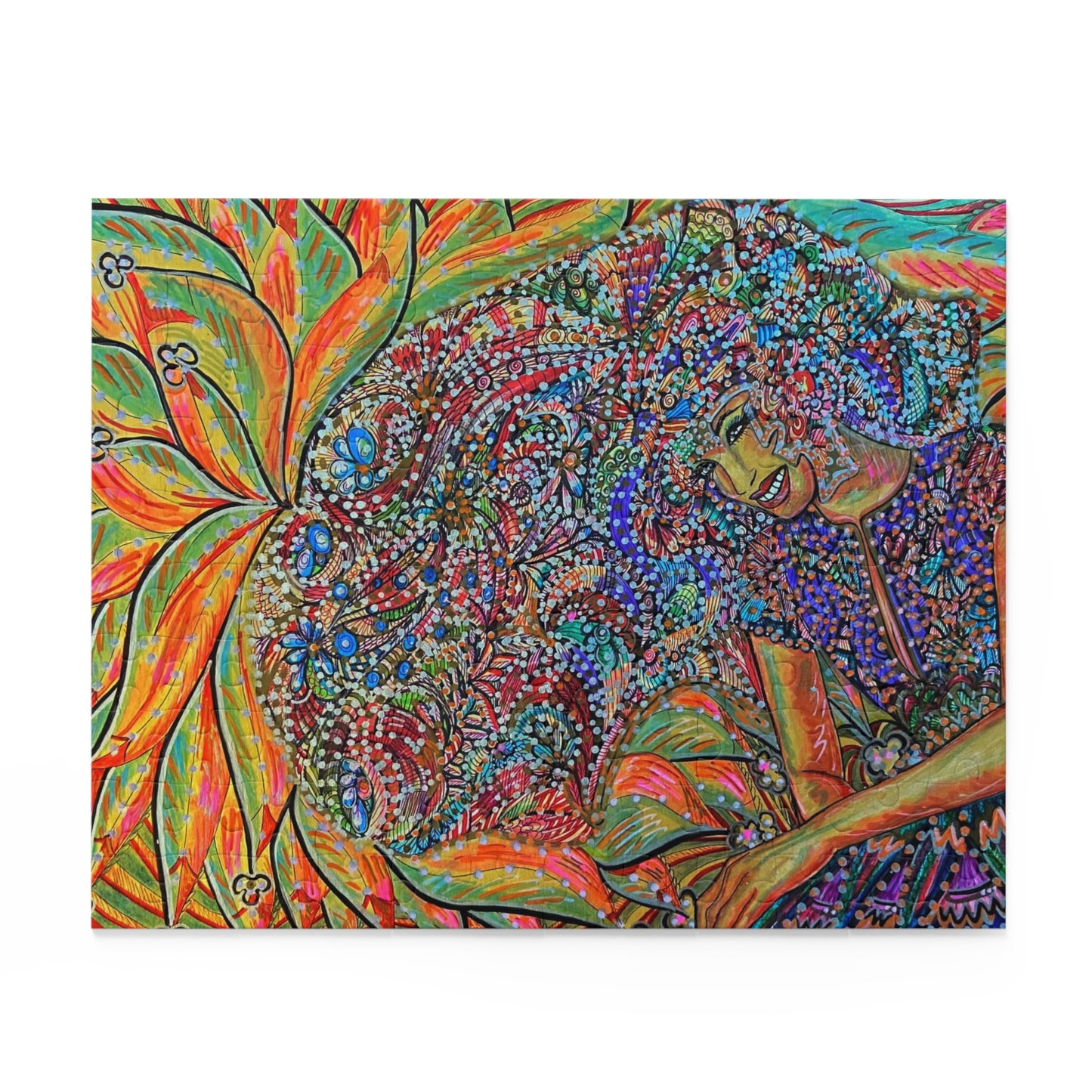 Golden Happy Queen Puzzle (120, 252, 500-Piece)JigSaw Puzzle, Birthday Gift, Gifts For Bridesmaids