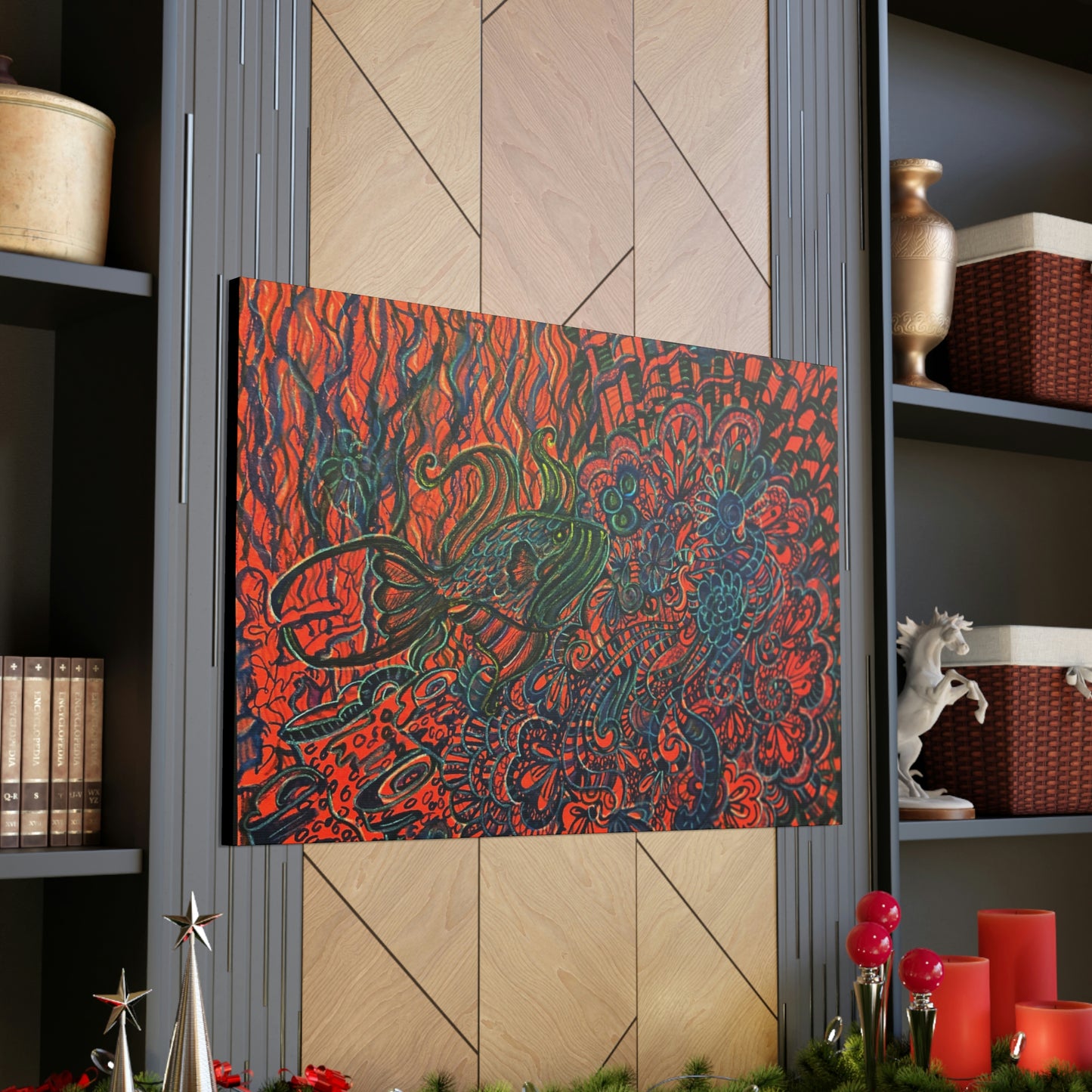 Hidden Trigger Fish, Fashion, Abstract, Friendship, Inspiration Wall Art