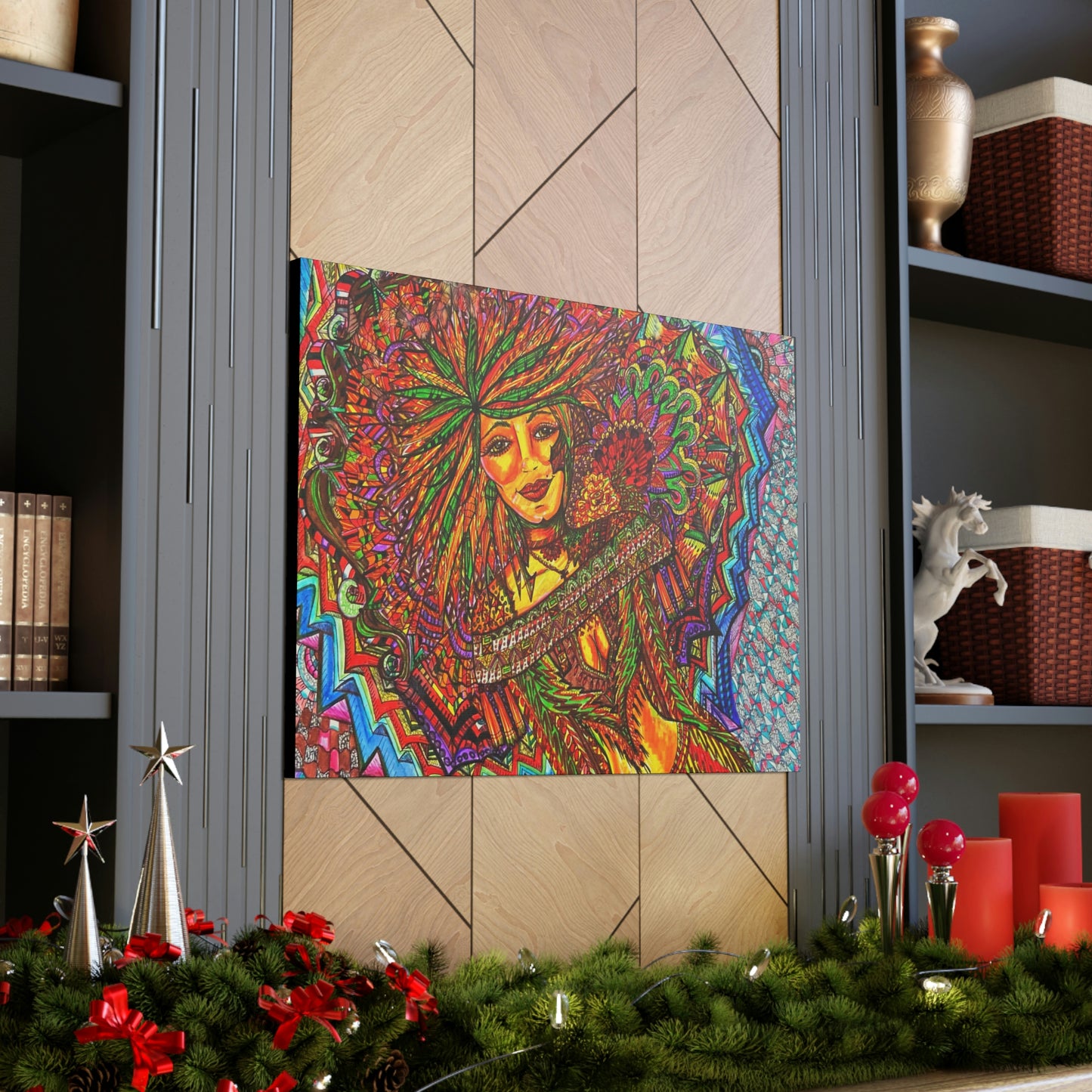 Abstract, Surreal, Funky Woman, Friendship, Inspiration Wall Art
