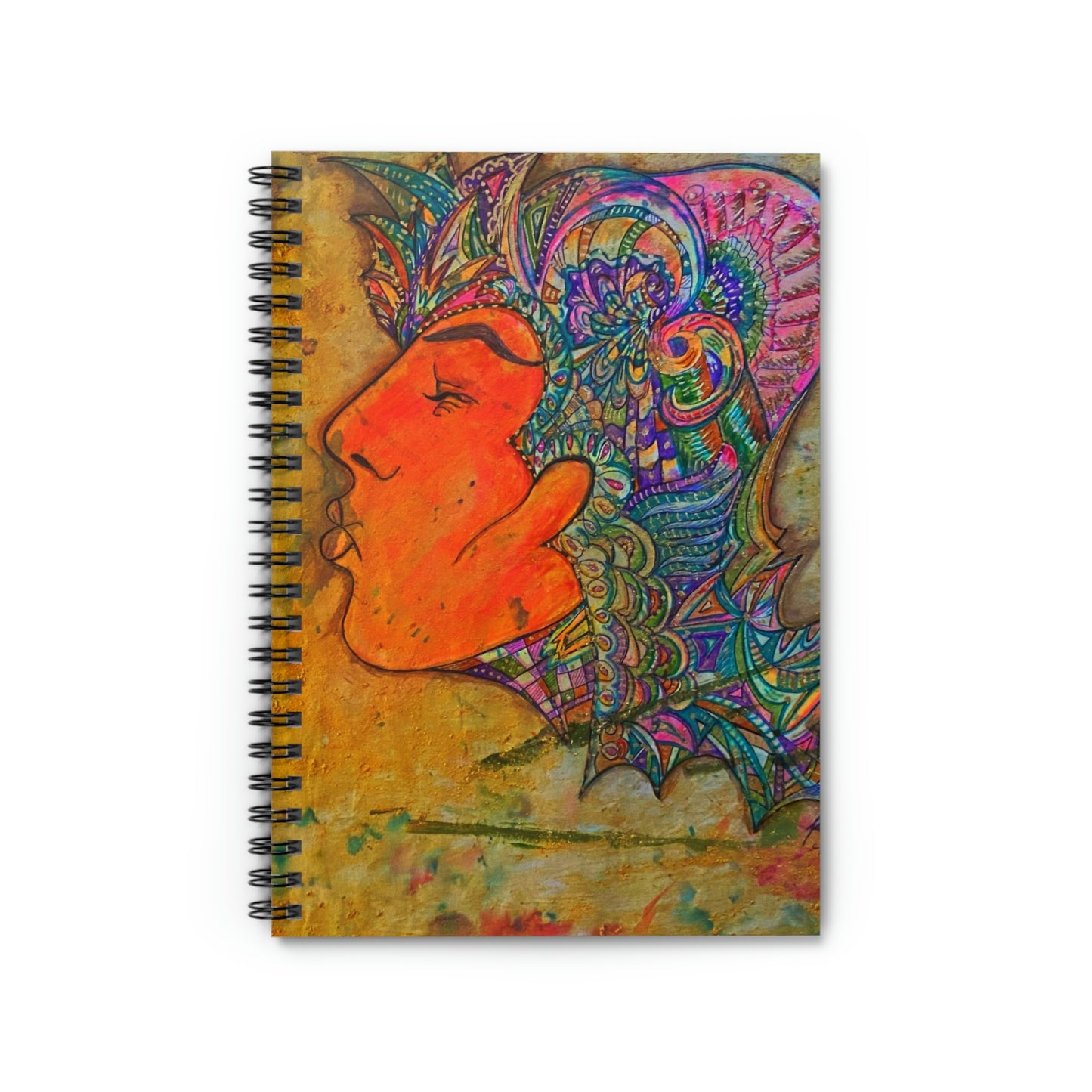 Abstract, Surreal Kiss Spiral Notebook - Ruled Line