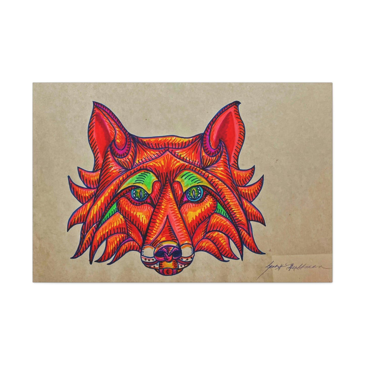 Fox Nature, Fashion, Abstract, Surreal, Friendship, Inspiration Wall Art