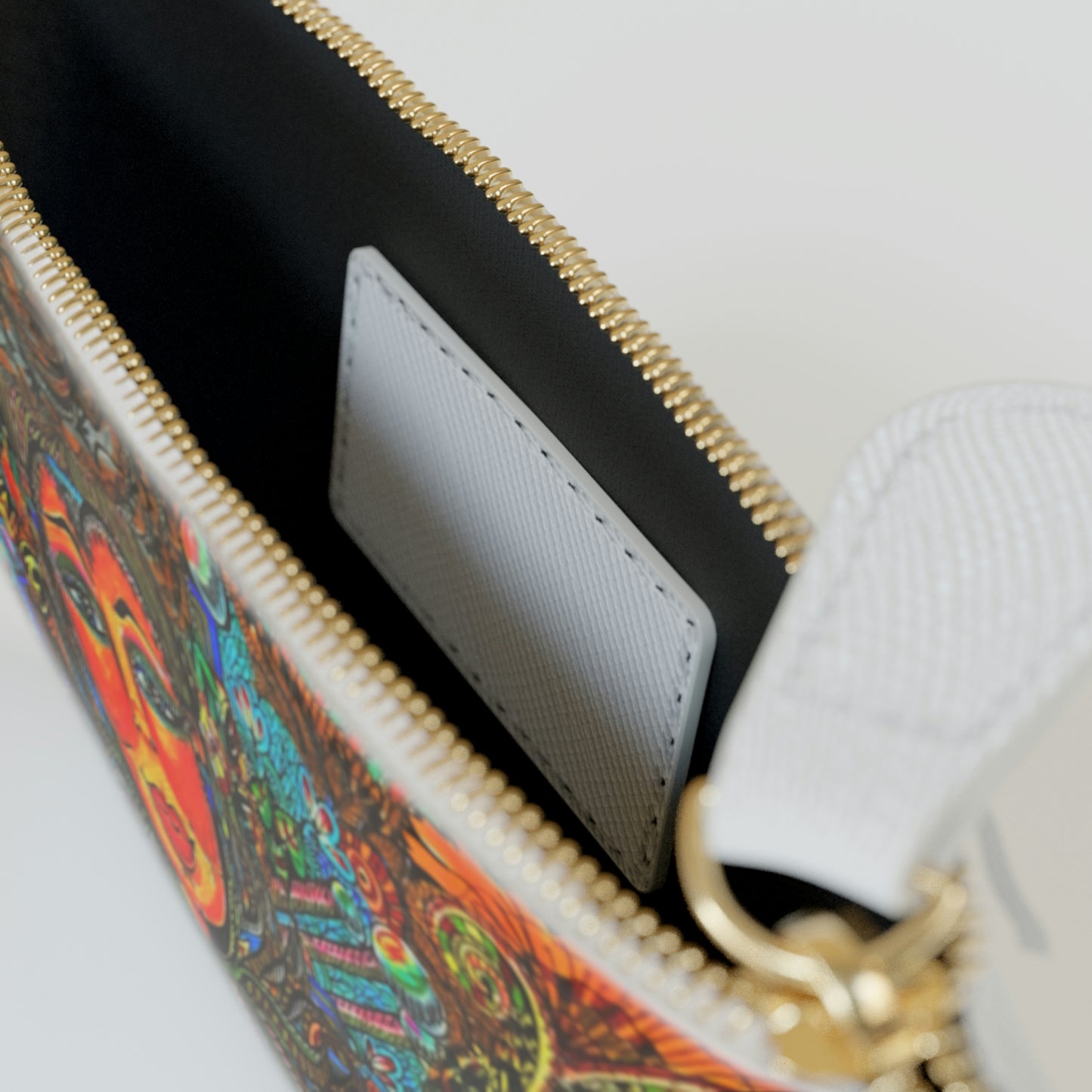 Abstract Surreal Floral Spirit Mini Clutch Bag, Bridal Clutch Purse, Designer Party Clutch, Modern Evening Clutch, Wristlet Wallet for women, Evening Clutch Purse, gifts for her, gifts for bridesmaids, Bag, Bagging