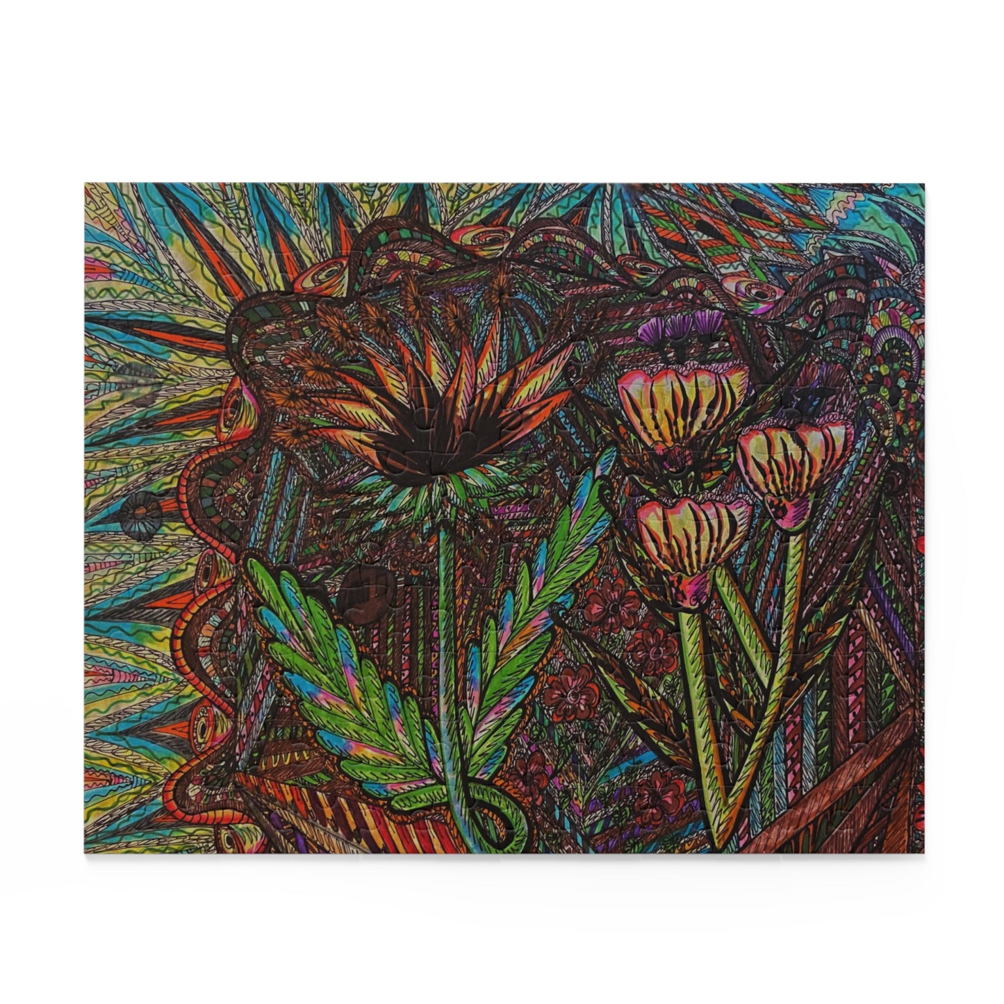 Floral Puzzle (120, 252, 500-Piece)JigSaw Puzzle, Birthday Gift, Gifts For Bridesmaids