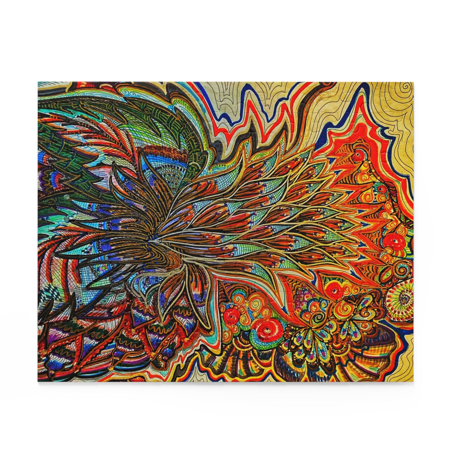 Floral Puzzle (120, 252, 500-Piece)JigSaw Puzzle, Birthday Gift, Gifts For Bridesmaids
