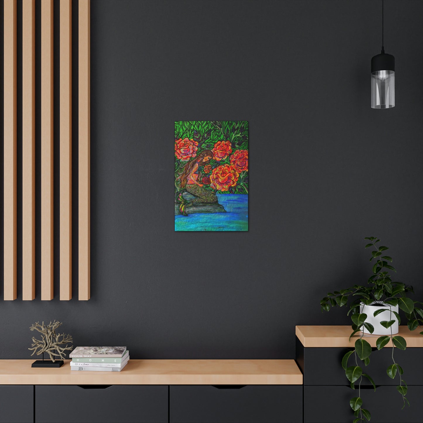 Mermaids Inner Connection, Fashion, Abstract, Friendship, Inspiration Wall Art