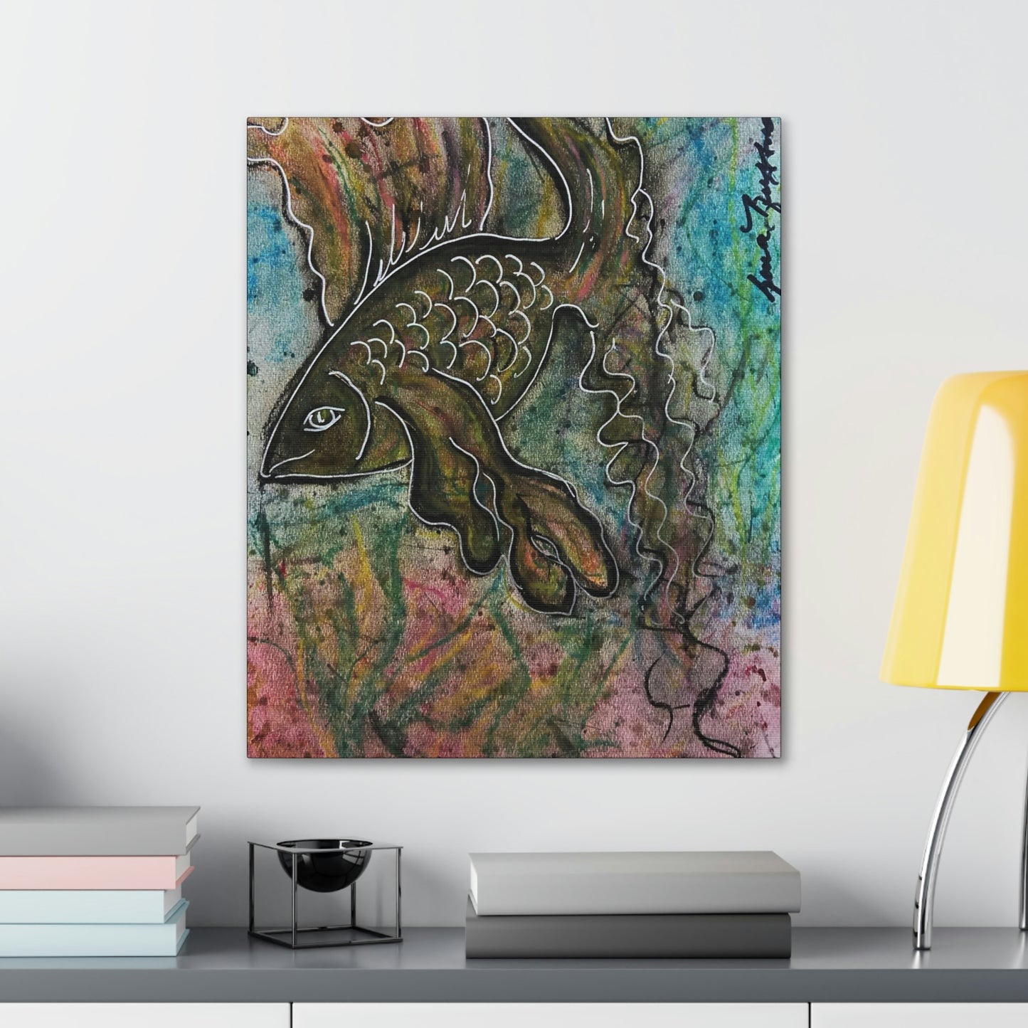 Marine Life, Fish, Fashion, Abstract, Friendship, Inspiration Wall Art