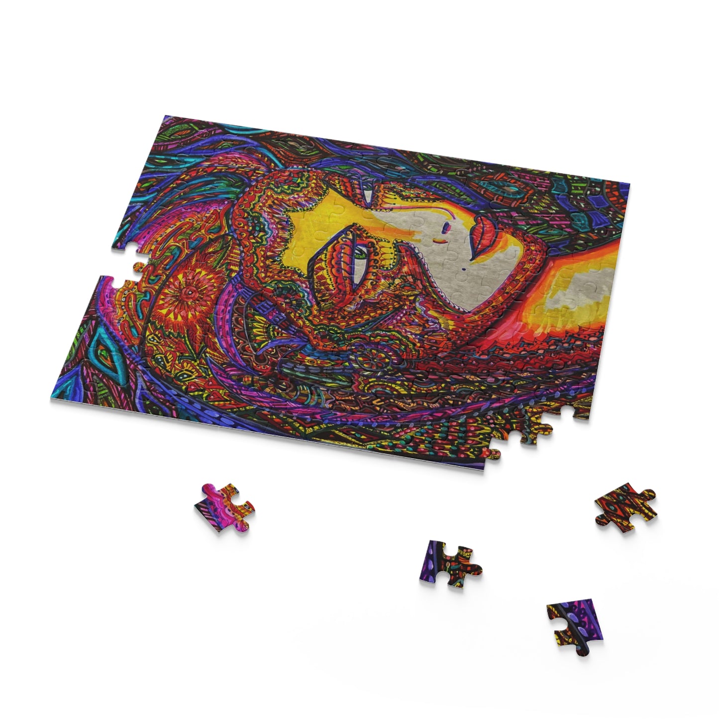 Glancing Princess Puzzle (120, 252, 500-Piece)JigSaw Puzzle, Birthday Gift, Gifts For Bridesmaids