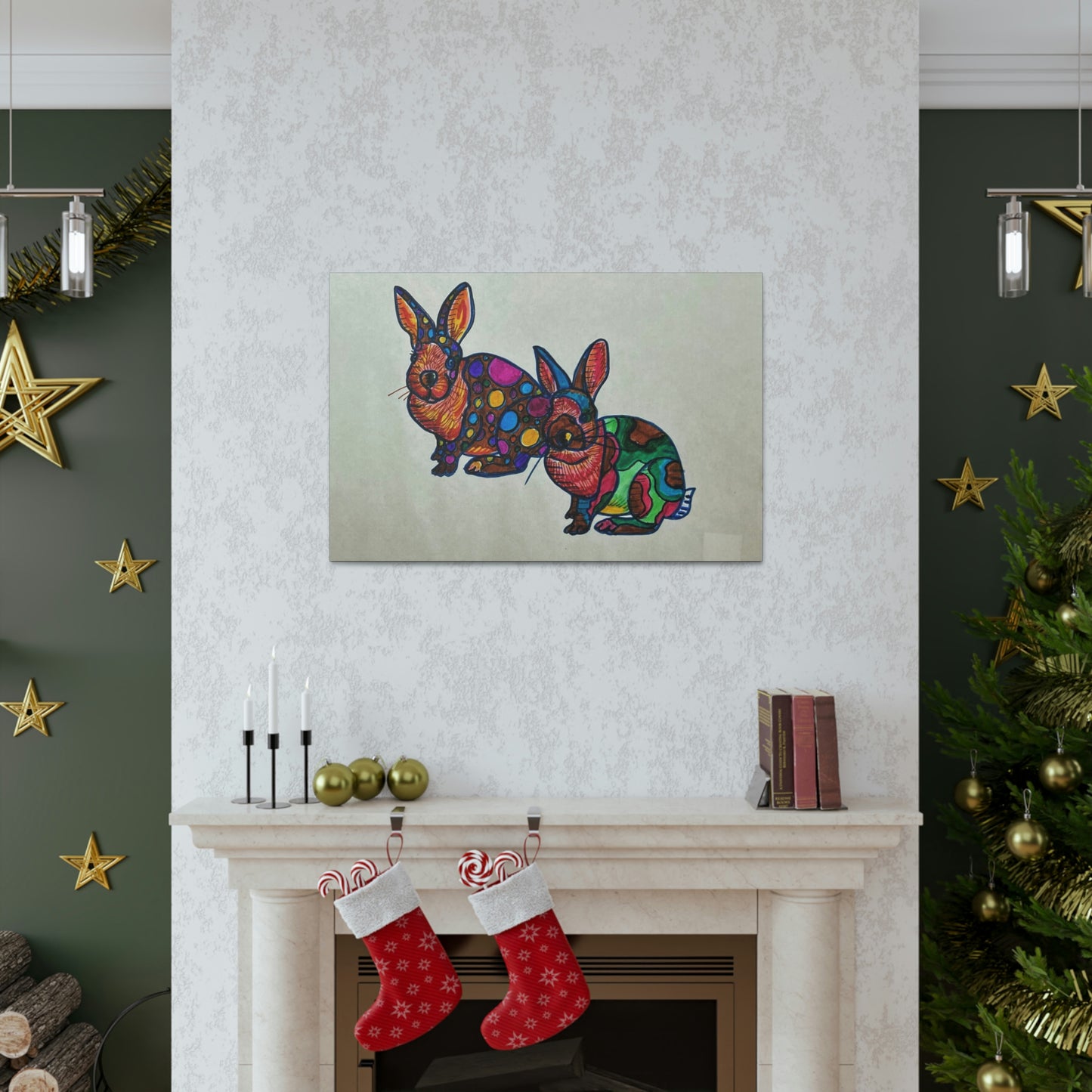 Fanatic Rabbit Fashion, Abstract, Surreal, Friendship, Inspiration Wall Art