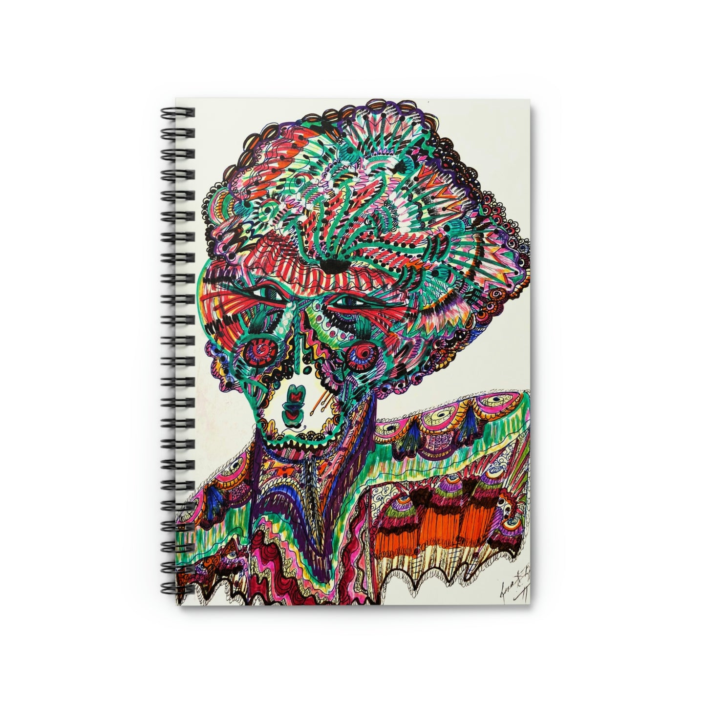 Abstract, Surreal Spiral Notebook - Ruled Line