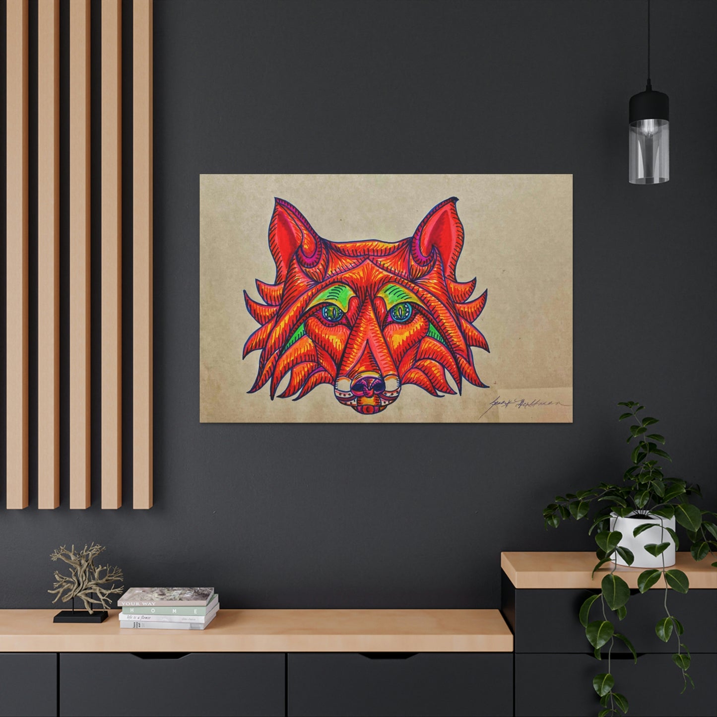 Fox Nature, Fashion, Abstract, Surreal, Friendship, Inspiration Wall Art