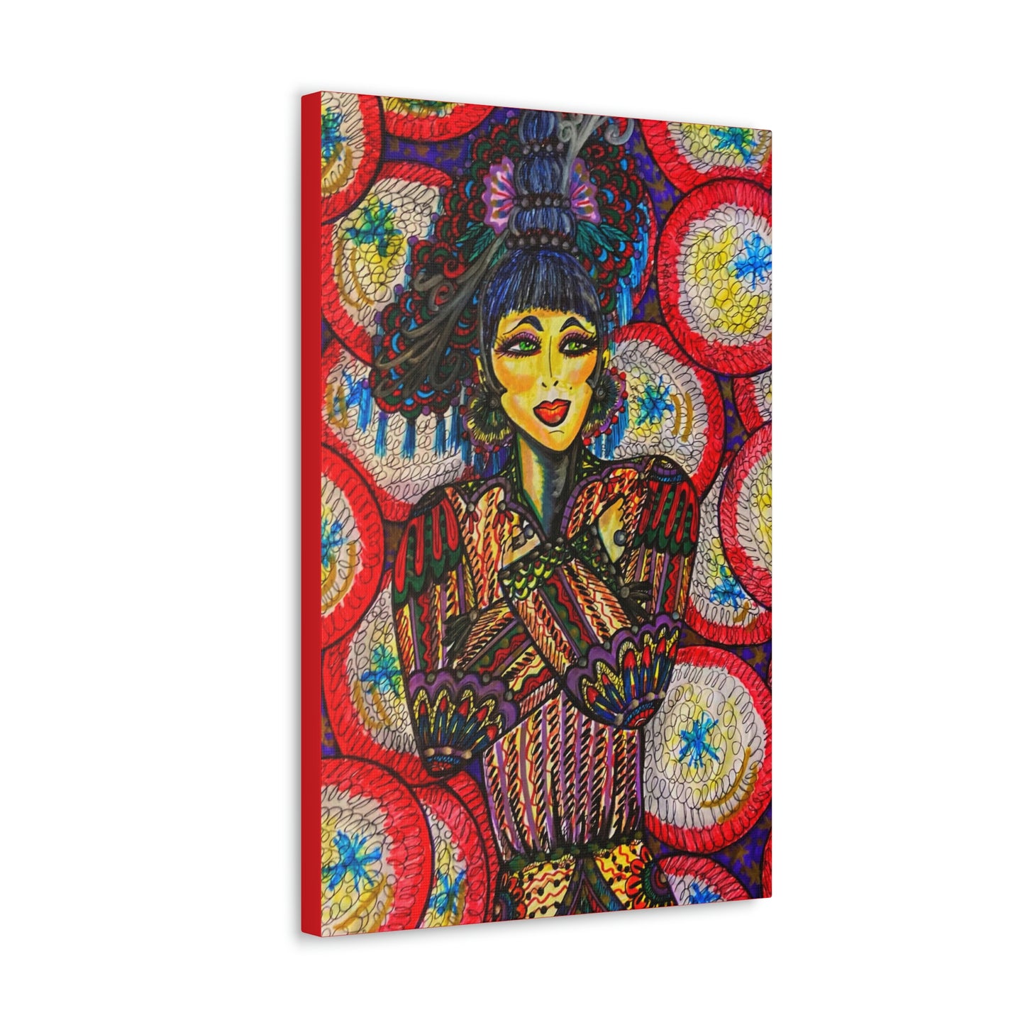Living in Harmony, Women, Empowerment, Fashion, Abstract, Friendship, Inspiration Wall Art
