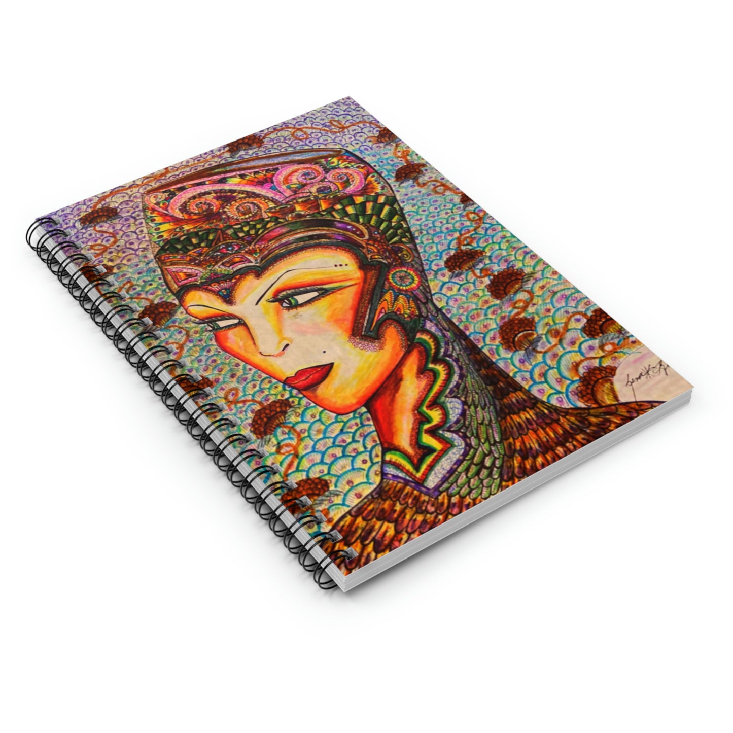 Abstract, Surreal Spirit Spiral Notebook - Ruled Line
