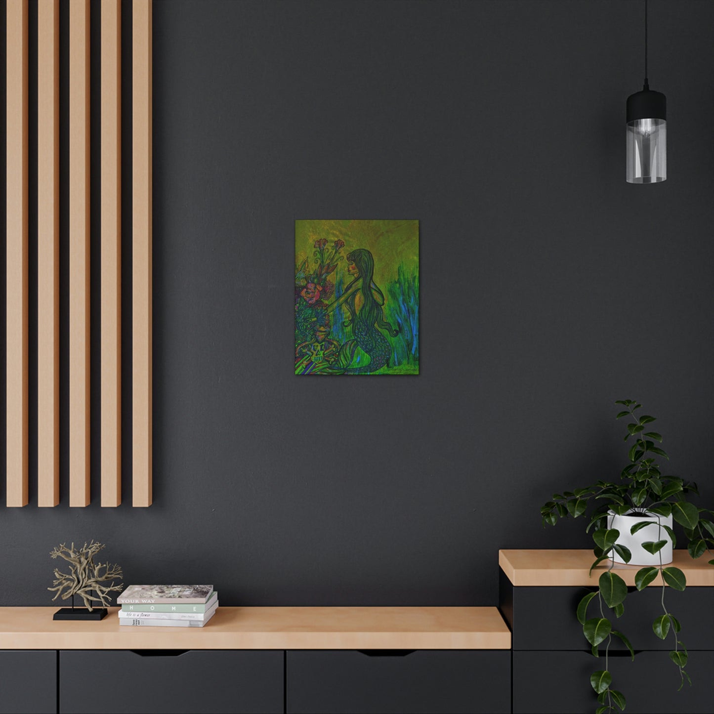 Loving Nature of Mermaids, Fashion, Abstract, Friendship, Inspiration Wall Art