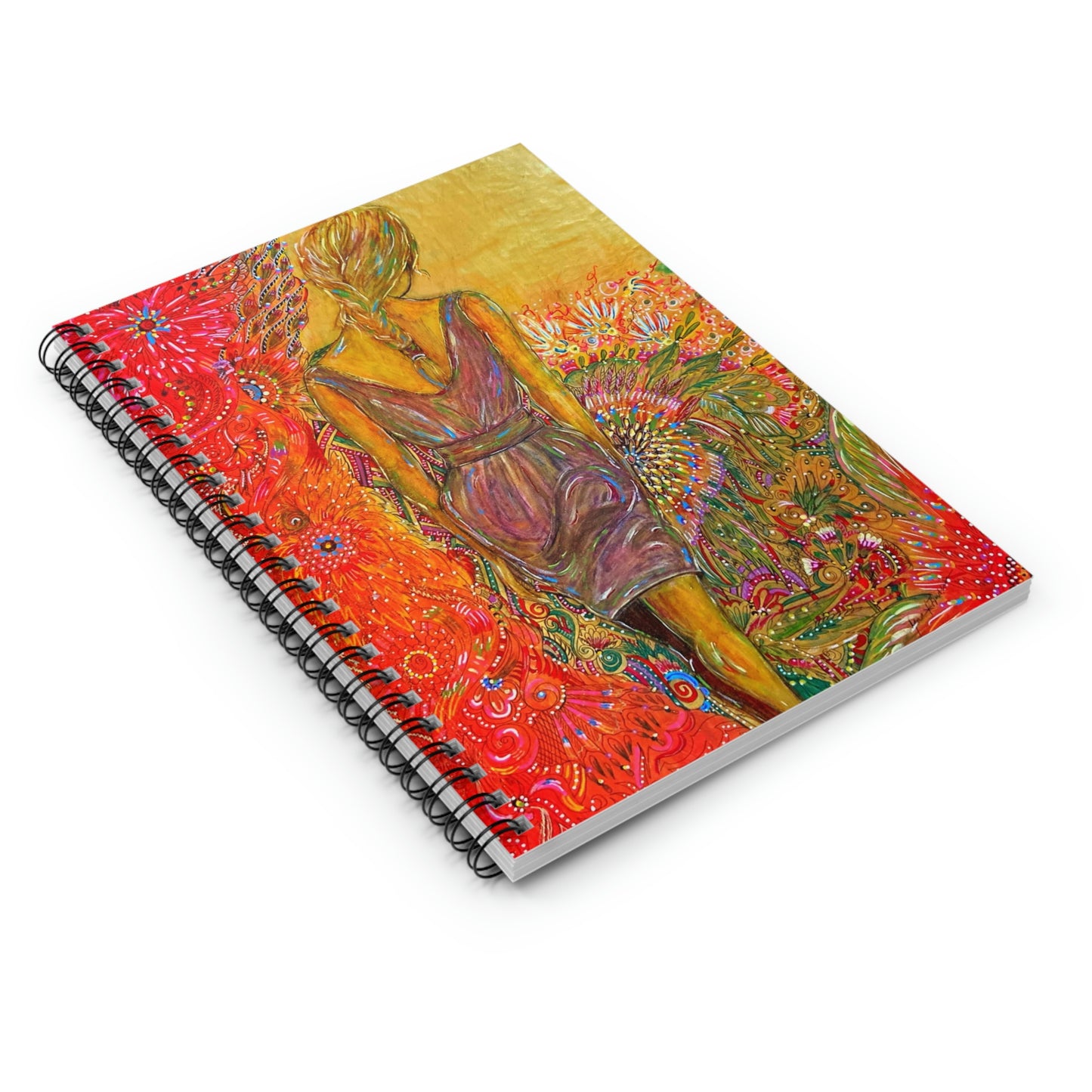 Abstract, Surreal Women Spiral Notebook - Ruled Line