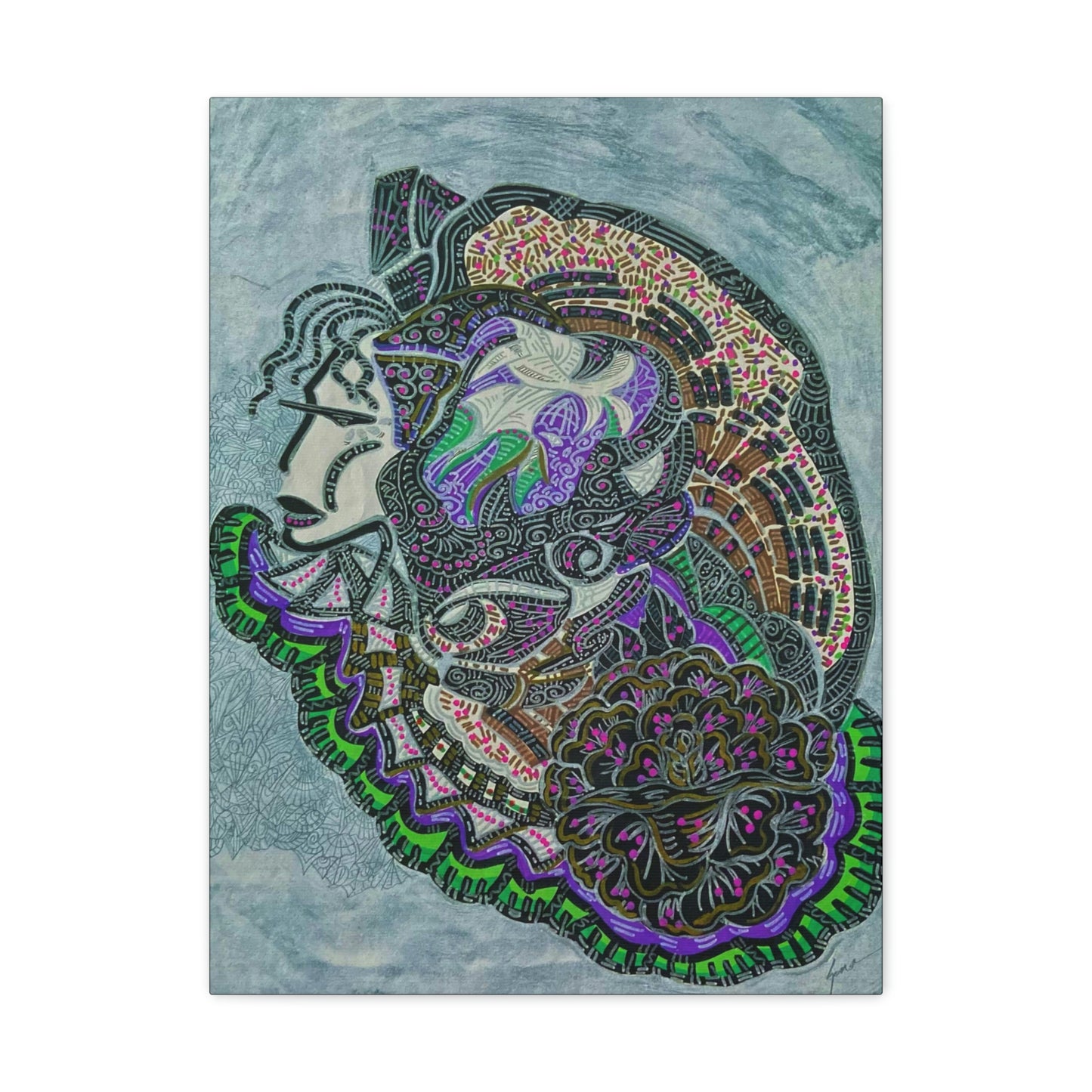 Abstract, Surreal, Funky Woman, Friendship, Inspiration Wall Art