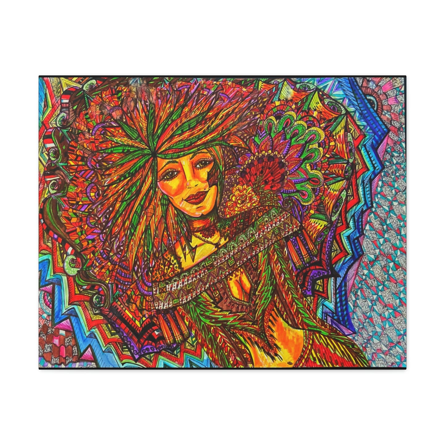 Abstract, Surreal, Funky Woman, Friendship, Inspiration Wall Art