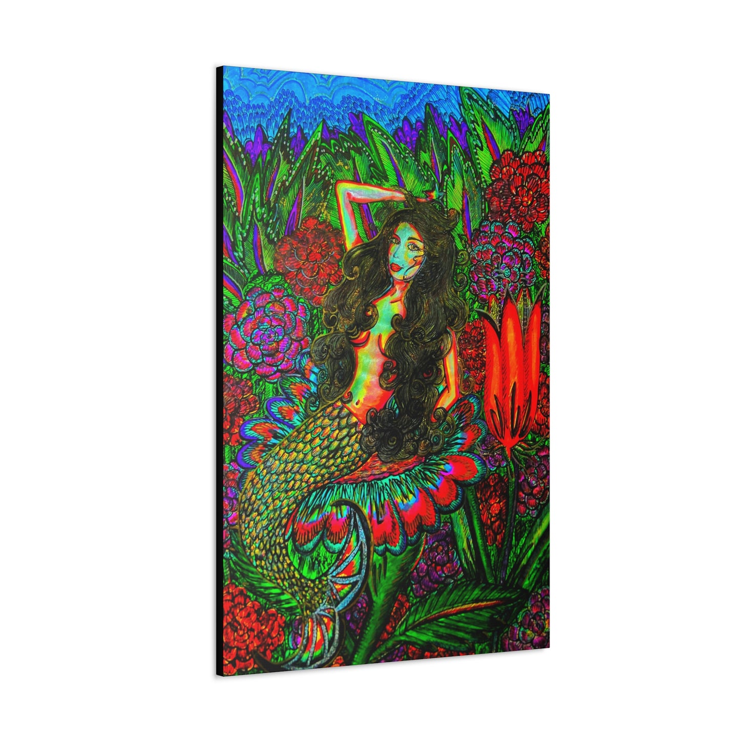 Beautiful Mermaid, Fashion, Abstract, Friendship, Inspiration Wall Art