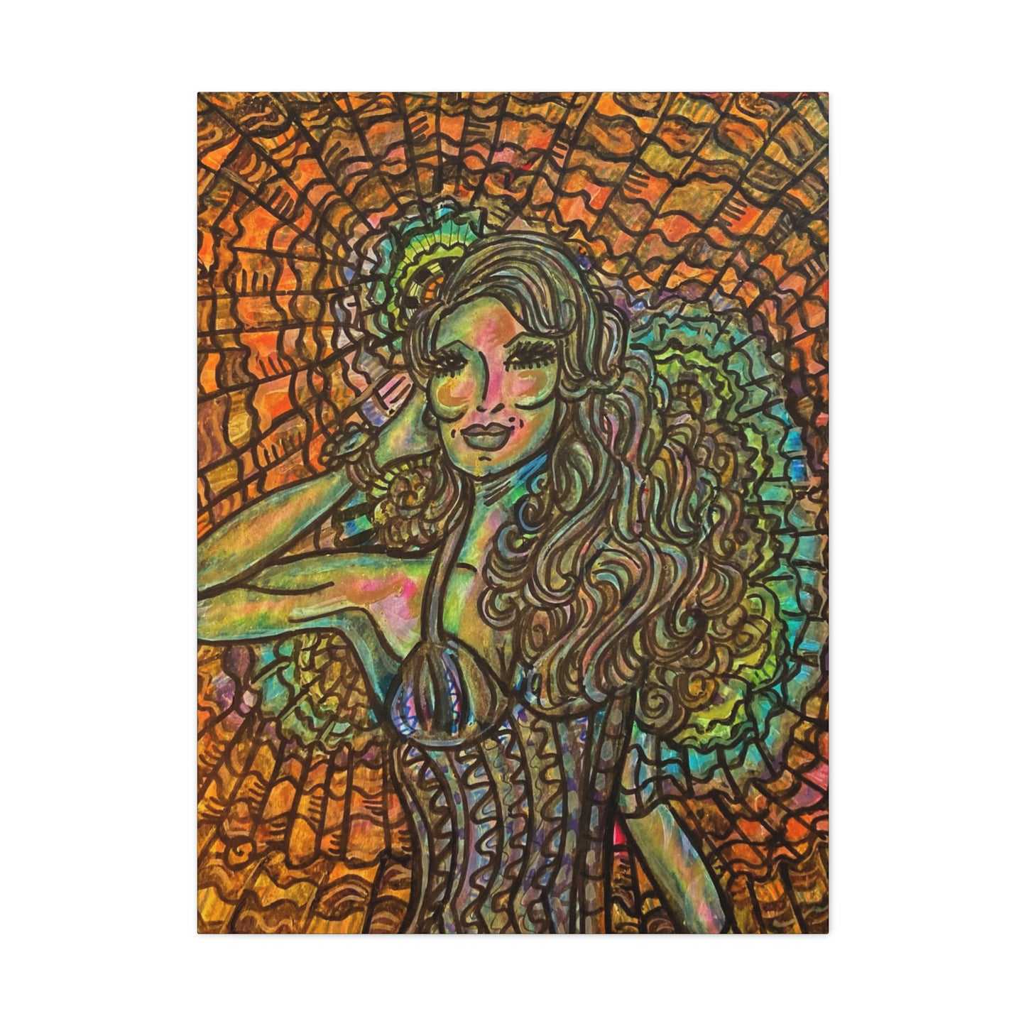 Romantic, Fashionable Woman, Abstract, Surreal, Friendship, Inspiration Wall Art