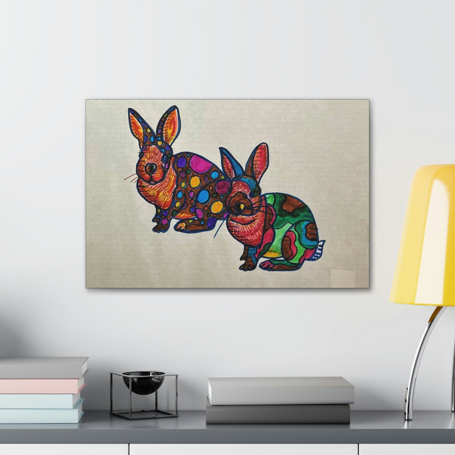 Fanatic Rabbit Fashion, Abstract, Surreal, Friendship, Inspiration Wall Art