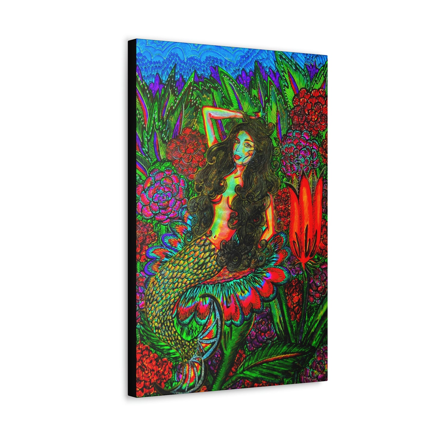 Beautiful Mermaid, Fashion, Abstract, Friendship, Inspiration Wall Art
