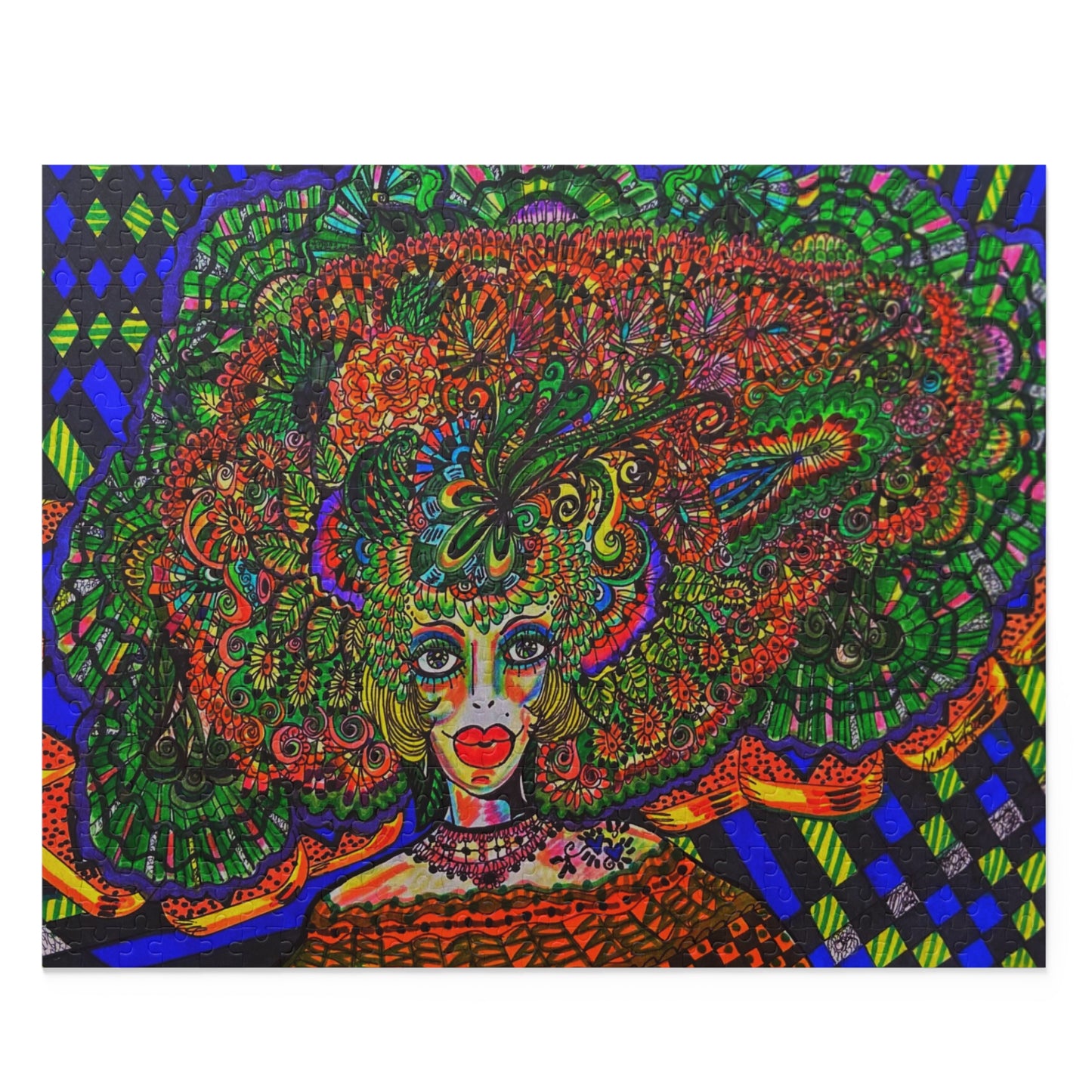 Fancy Women Puzzle (120, 252, 500-Piece)Abstract Surreal JigSaw Puzzle, Birthday Gift, Gifts For Bridesmaids
