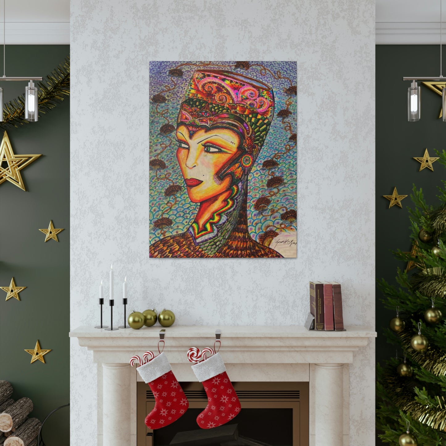 Celestial Vision 2, Women, Abstract, Friendship, Inspiration Wall Art