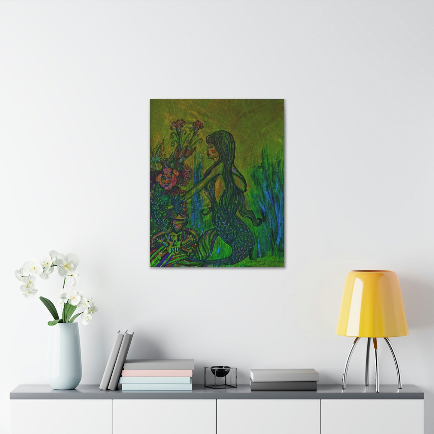 Loving Nature of Mermaids, Fashion, Abstract, Friendship, Inspiration Wall Art