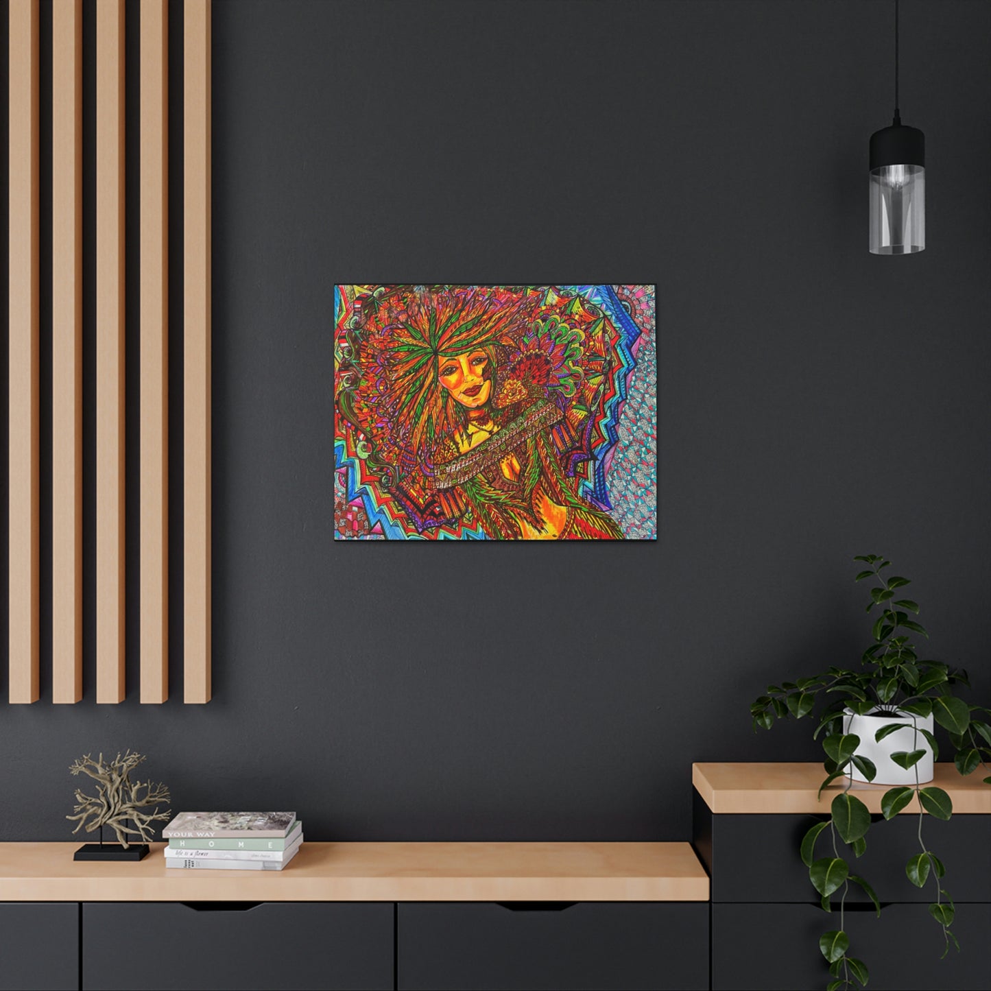 Abstract, Surreal, Funky Woman, Friendship, Inspiration Wall Art