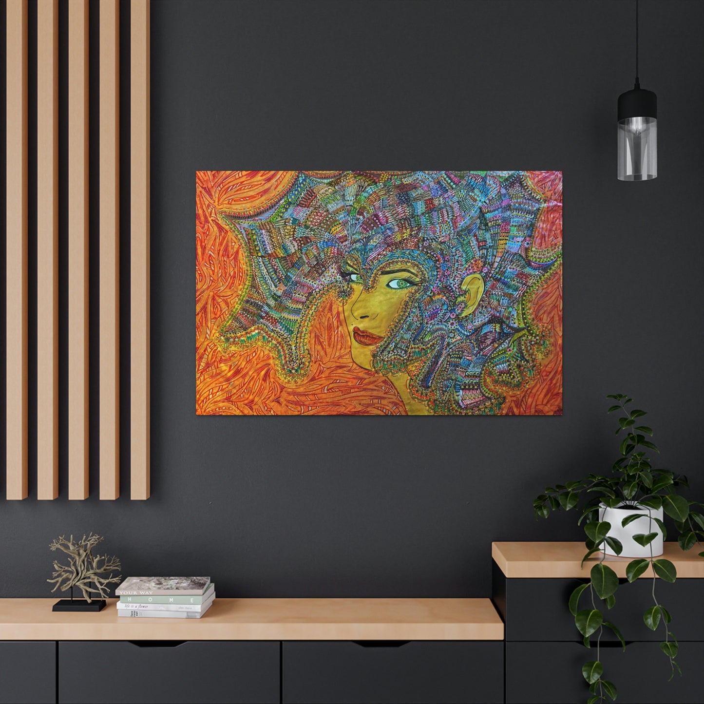 Queen, Fashion, Abstract, Surreal, Friendship, Inspiration Wall Art