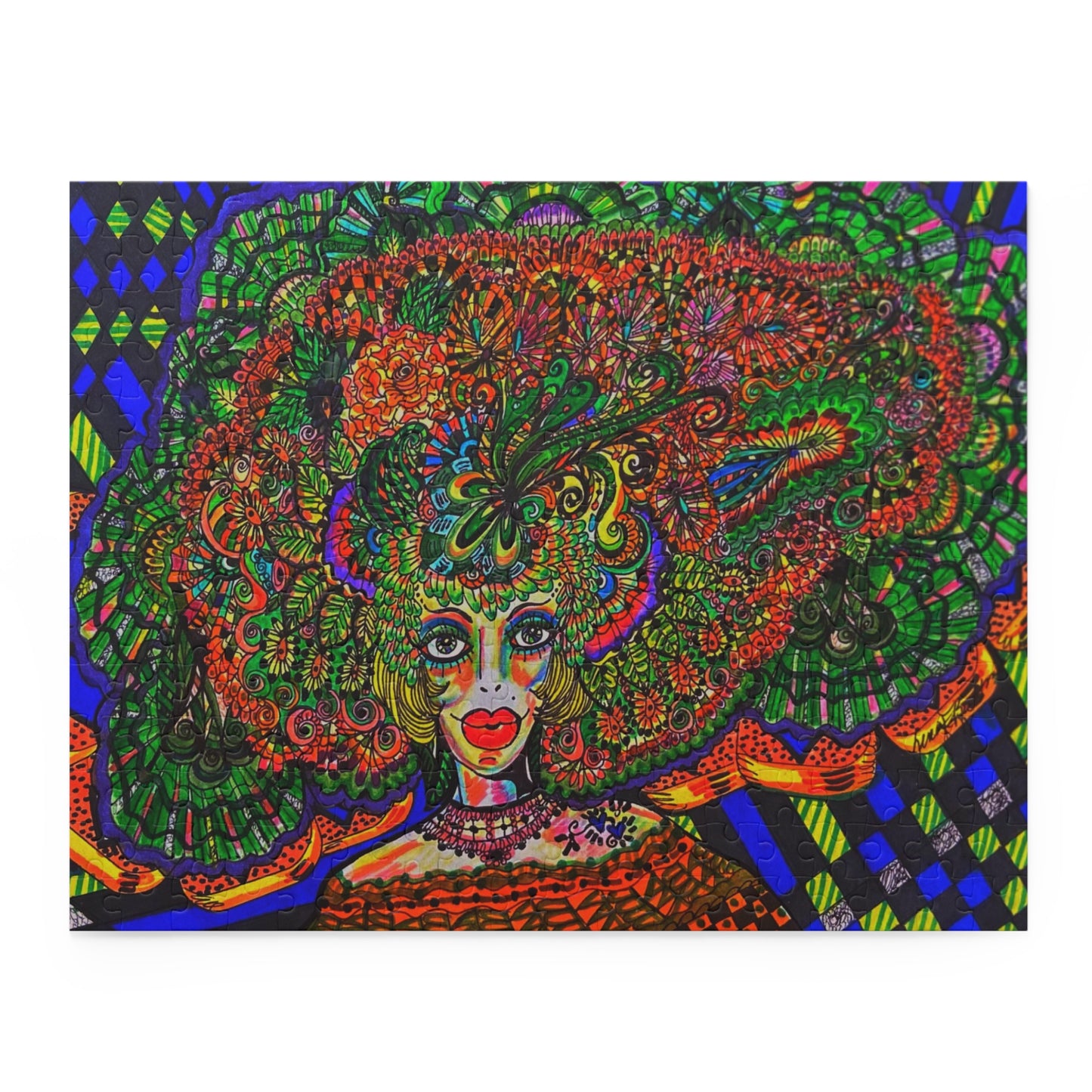 Fancy Women Puzzle (120, 252, 500-Piece)Abstract Surreal JigSaw Puzzle, Birthday Gift, Gifts For Bridesmaids