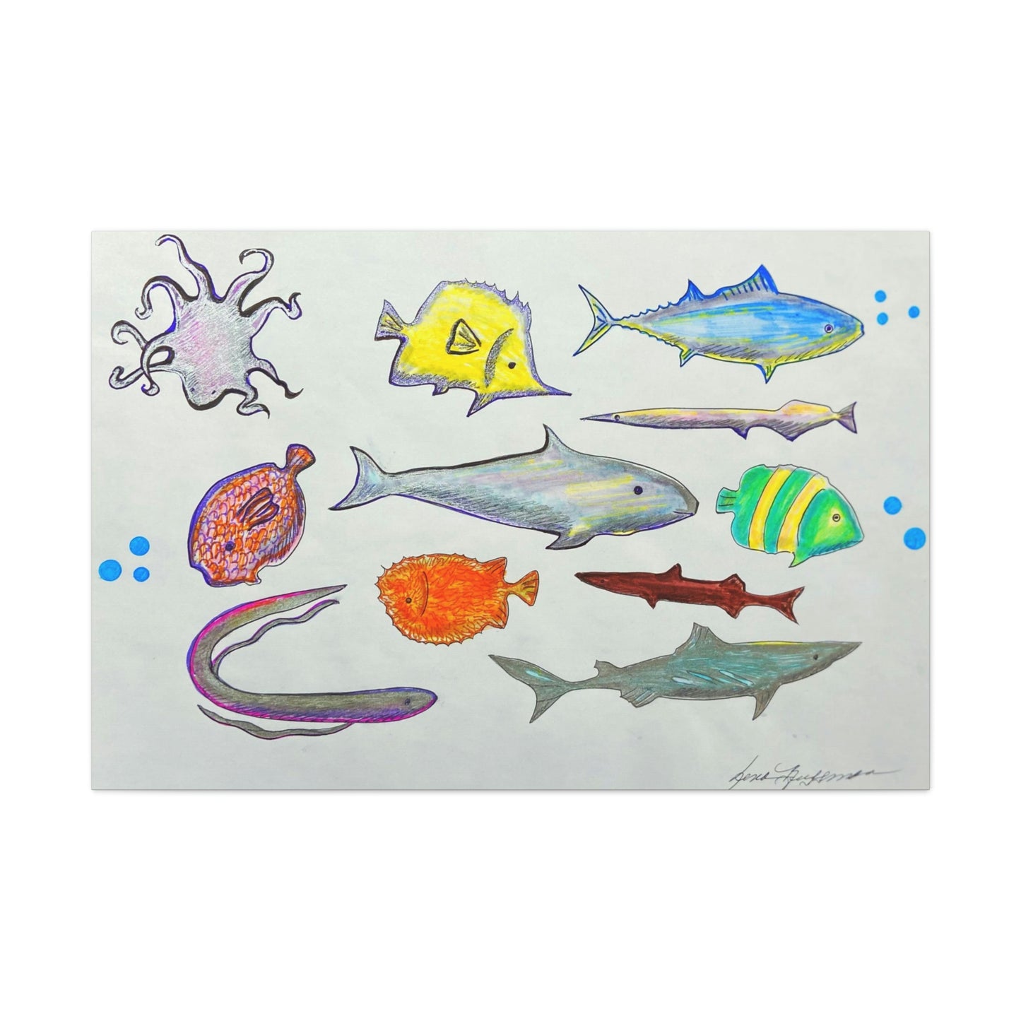 Marine Life, Fashion, Abstract, Surreal, Friendship, Inspiration Wall Art