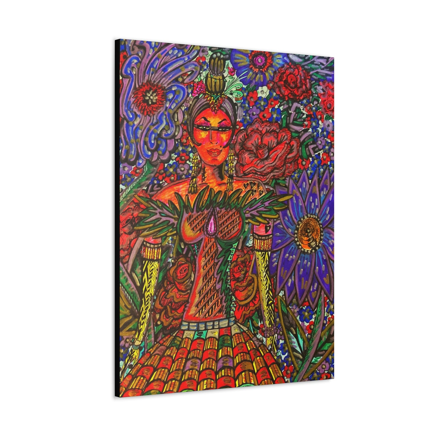 Abstract, Surreal, Funky Woman, Friendship, Inspiration Wall Art