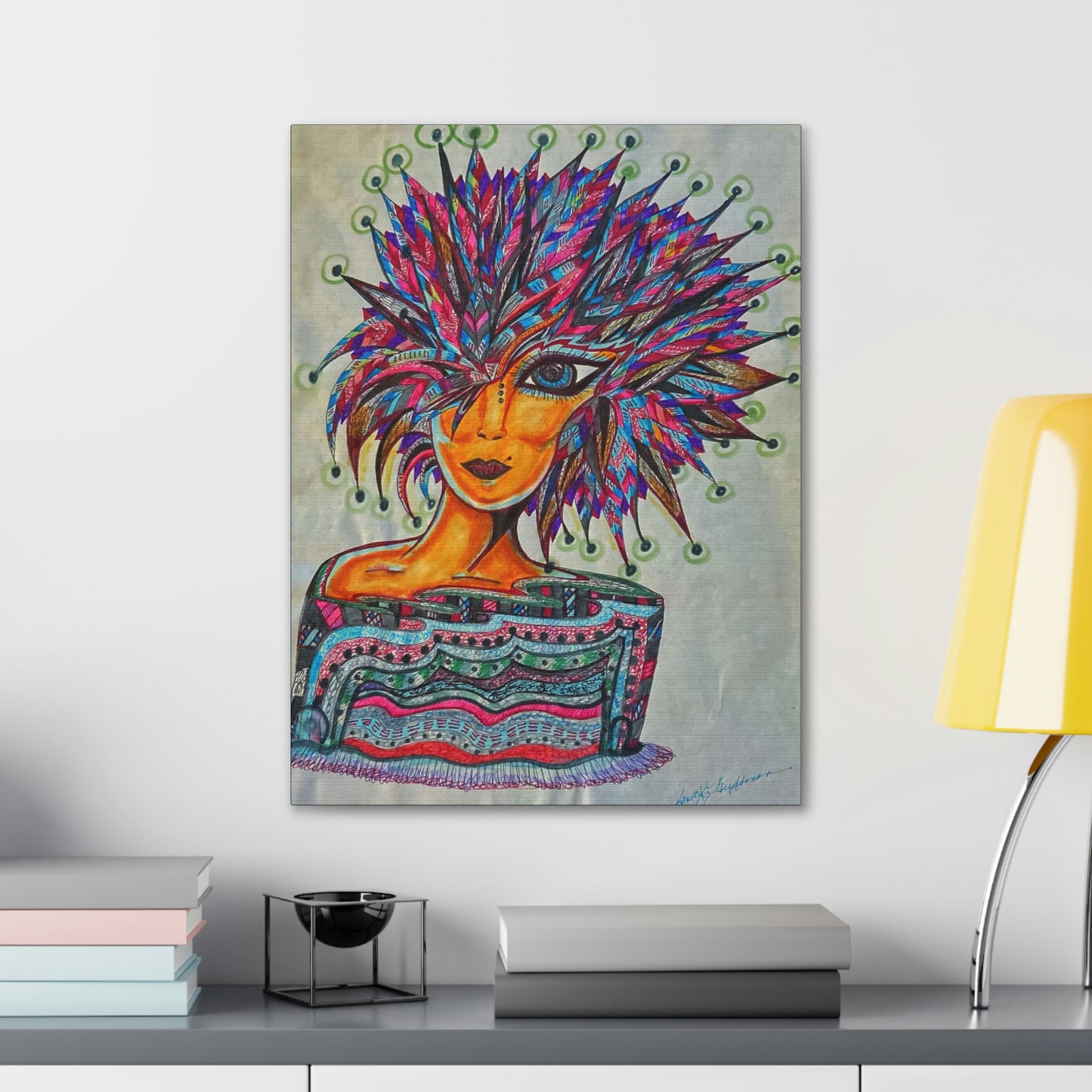 Abstract, Surreal, Funky Woman, Friendship, Inspiration Wall Art