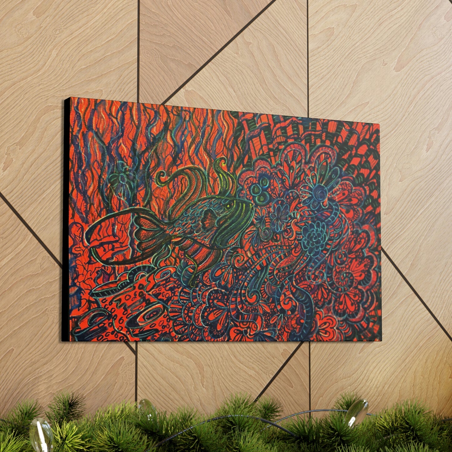 Hidden Trigger Fish, Fashion, Abstract, Friendship, Inspiration Wall Art