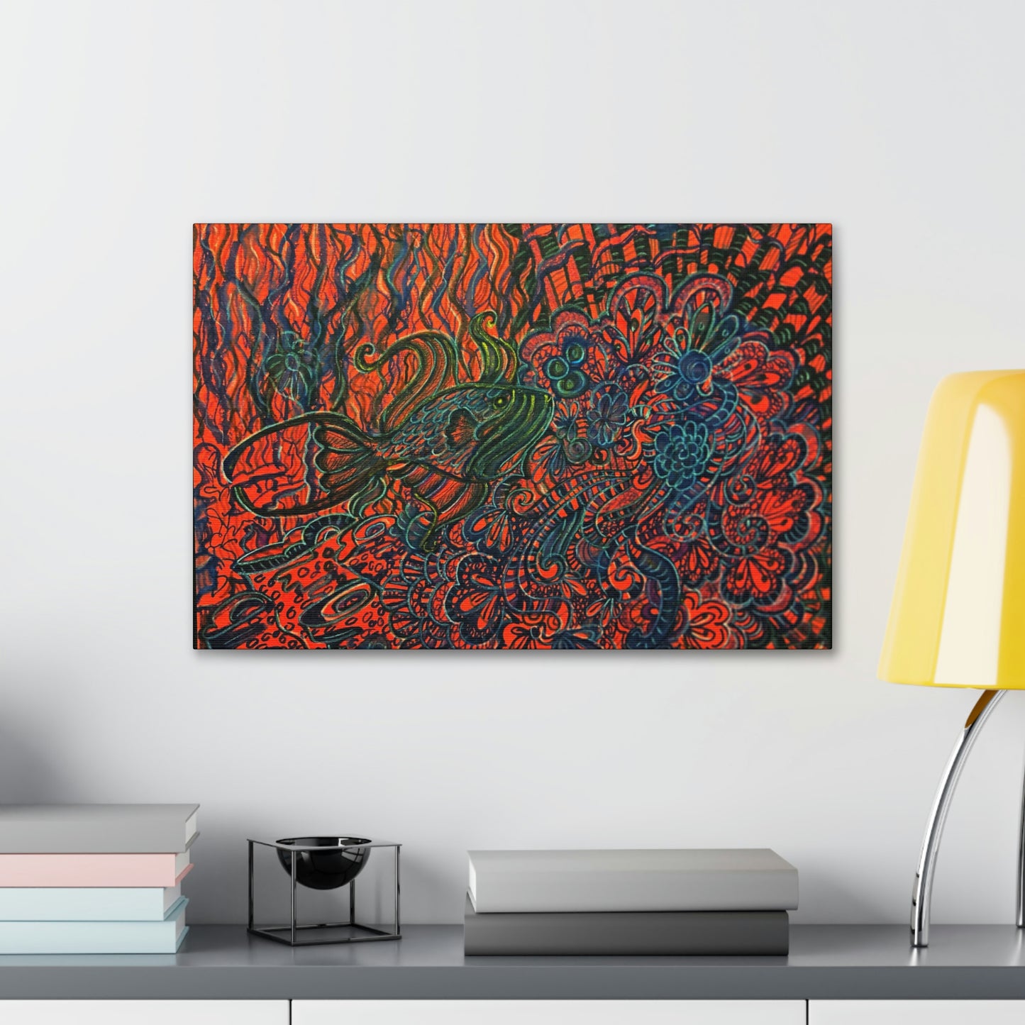 Hidden Trigger Fish, Fashion, Abstract, Friendship, Inspiration Wall Art