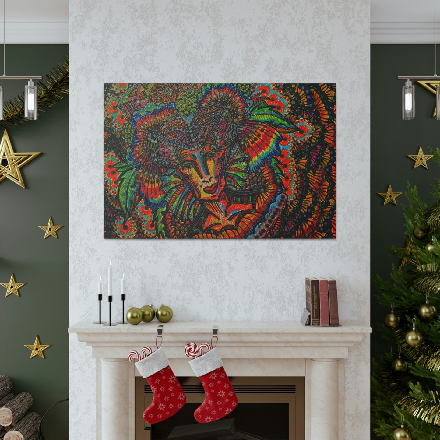 The Mystical Siren, Fashion, Abstract, Friendship, Inspiration Wall Art