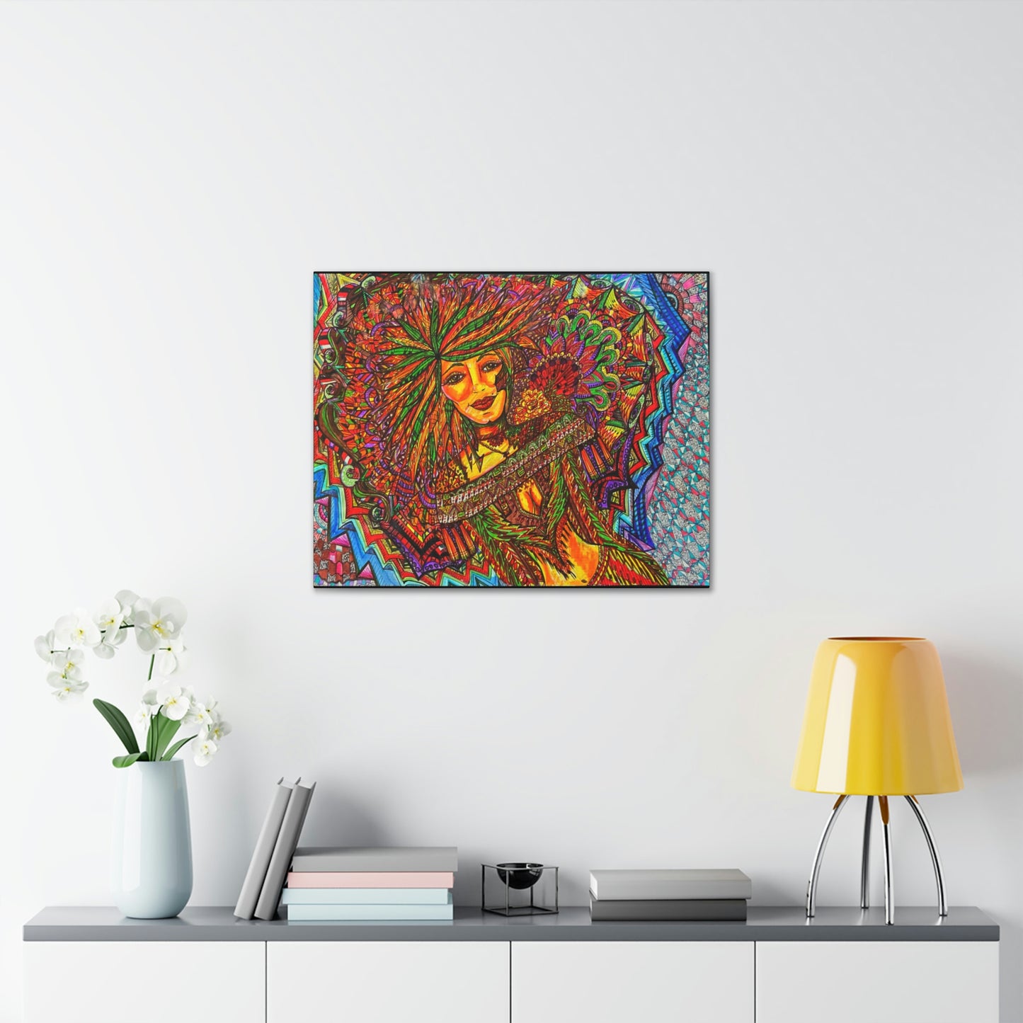 Abstract, Surreal, Funky Woman, Friendship, Inspiration Wall Art
