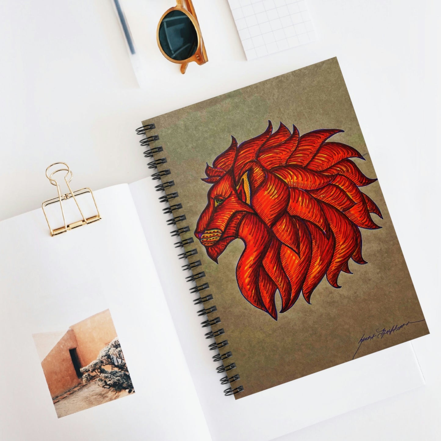 Abstract, Surreal Spiral Notebook - Ruled Line
