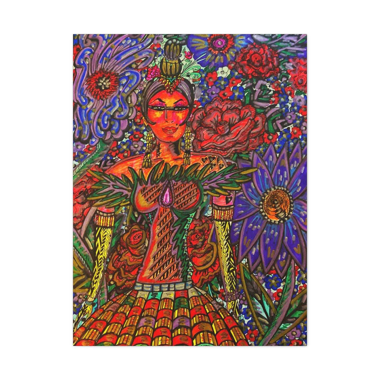 Abstract, Surreal, Funky Woman, Friendship, Inspiration Wall Art