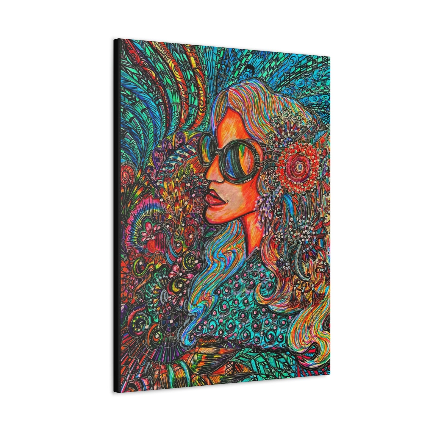 Living in Harmony, Fashion, Abstract, Friendship, Inspiration Wall Art