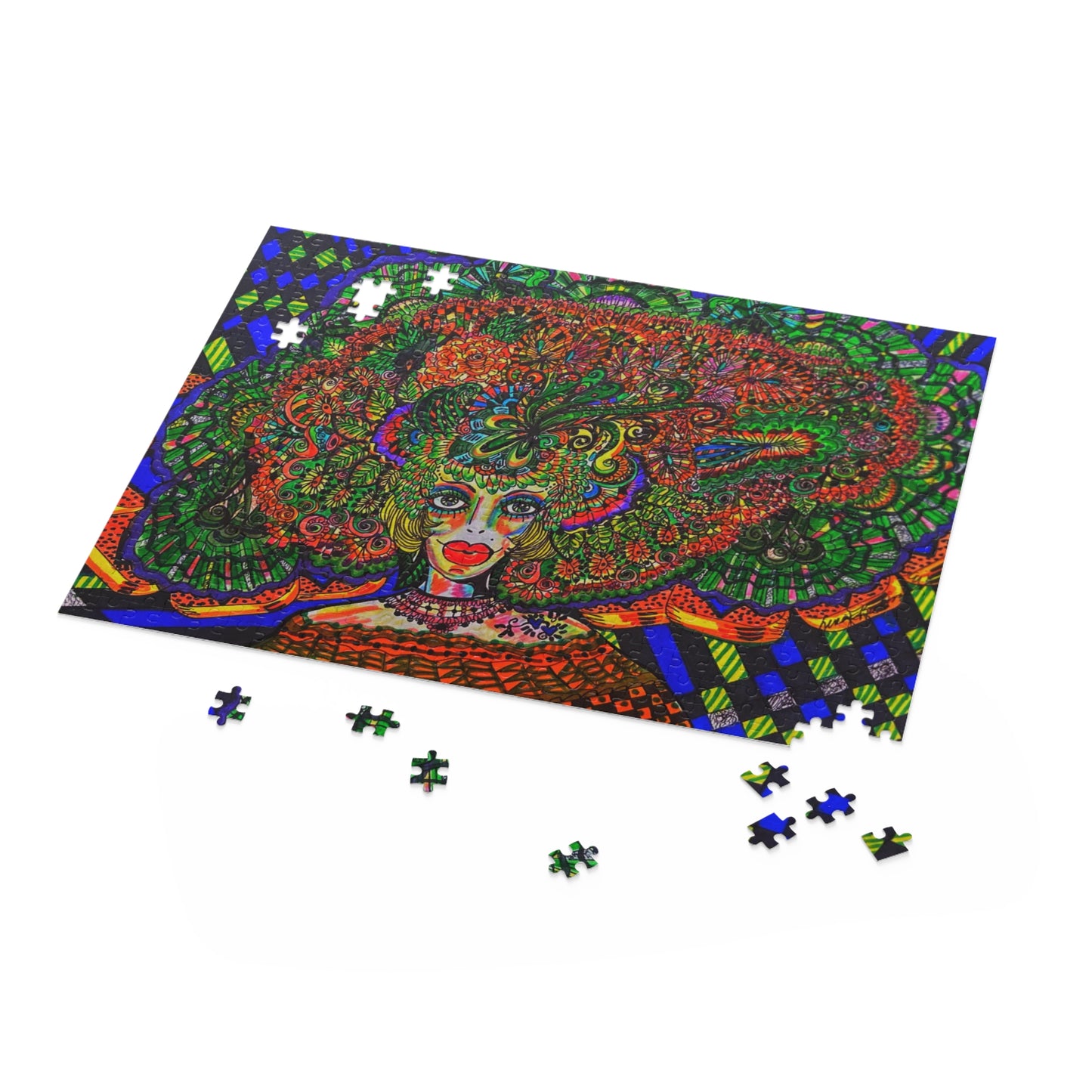 Fancy Women Puzzle (120, 252, 500-Piece)Abstract Surreal JigSaw Puzzle, Birthday Gift, Gifts For Bridesmaids
