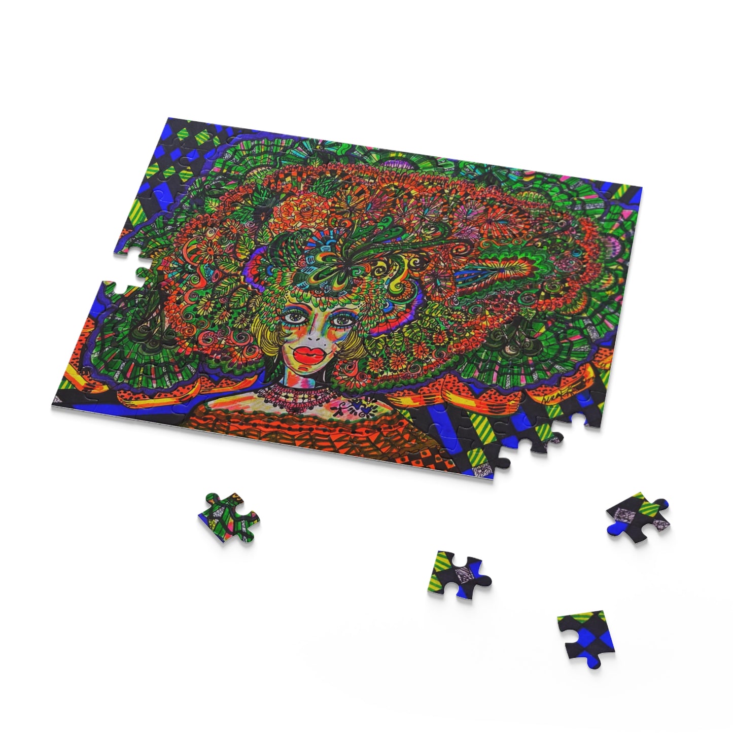 Fancy Women Puzzle (120, 252, 500-Piece)Abstract Surreal JigSaw Puzzle, Birthday Gift, Gifts For Bridesmaids