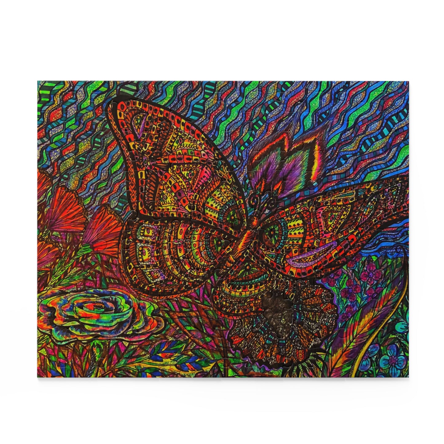 Butterfly Puzzle (120, 252, 500-Piece) Abstract Surreal JigSaw Puzzle, Birthday Gift, Gifts For Bridesmaids