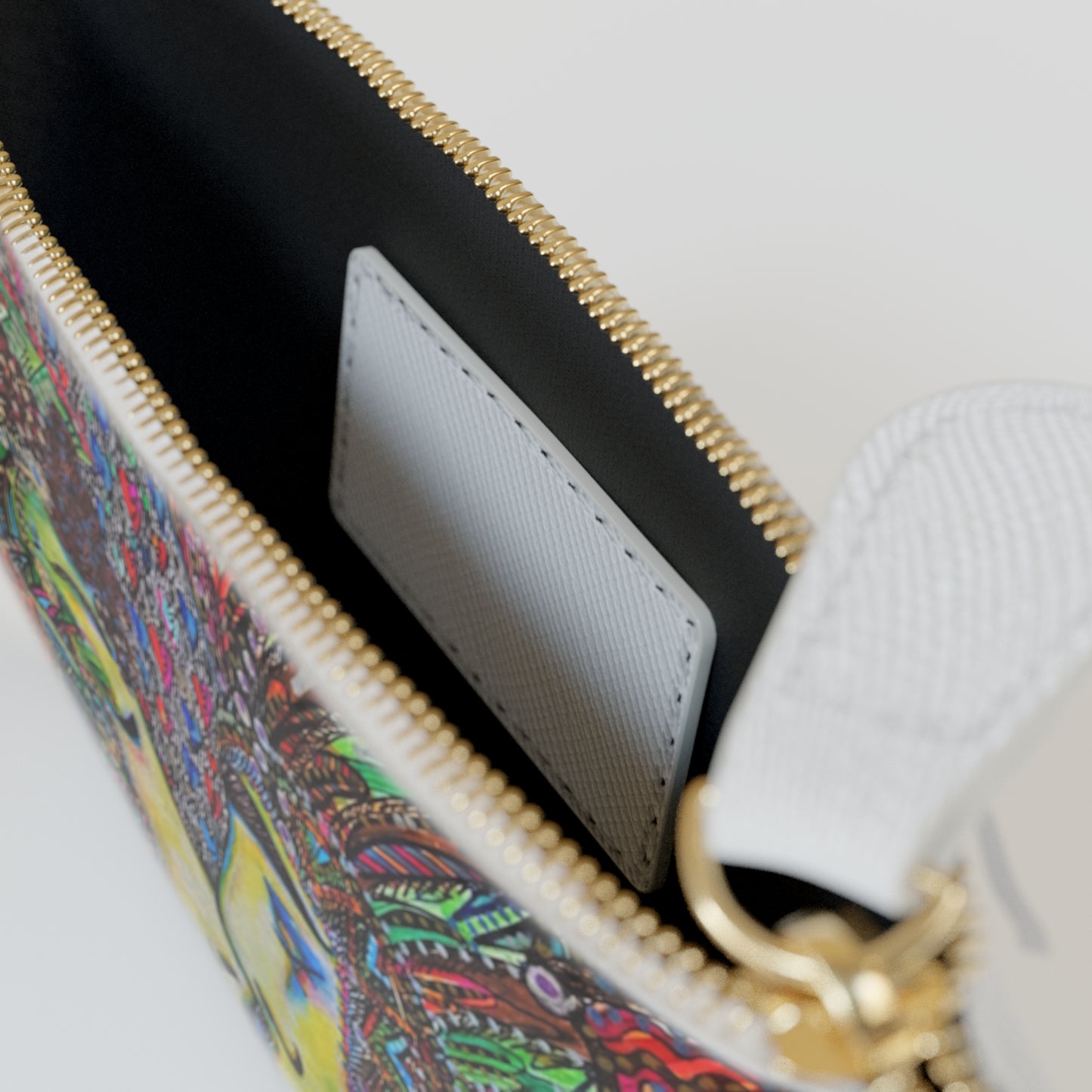 Abstract Surreal Romantic Kiss Mini Clutch Bag, Bridal Clutch Purse, Designer Party Clutch, Modern Evening Clutch, Wristlet Wallet for women, Evening Clutch Purse, gifts for her, gifts for bridesmaids, Bag, Bagging